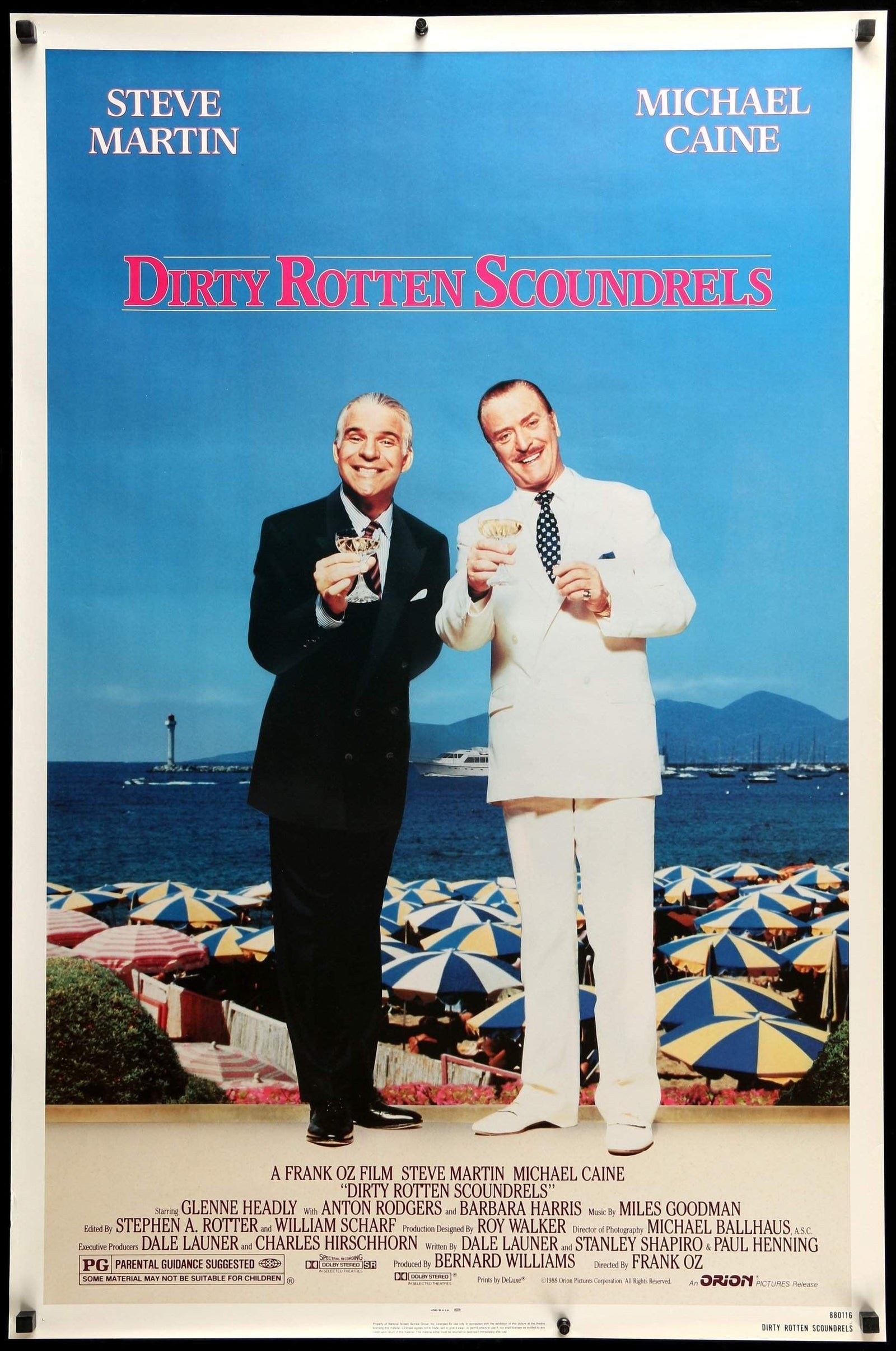 Dirty Rotten Scoundrels (1988) original movie poster for sale at Originalfilmart
