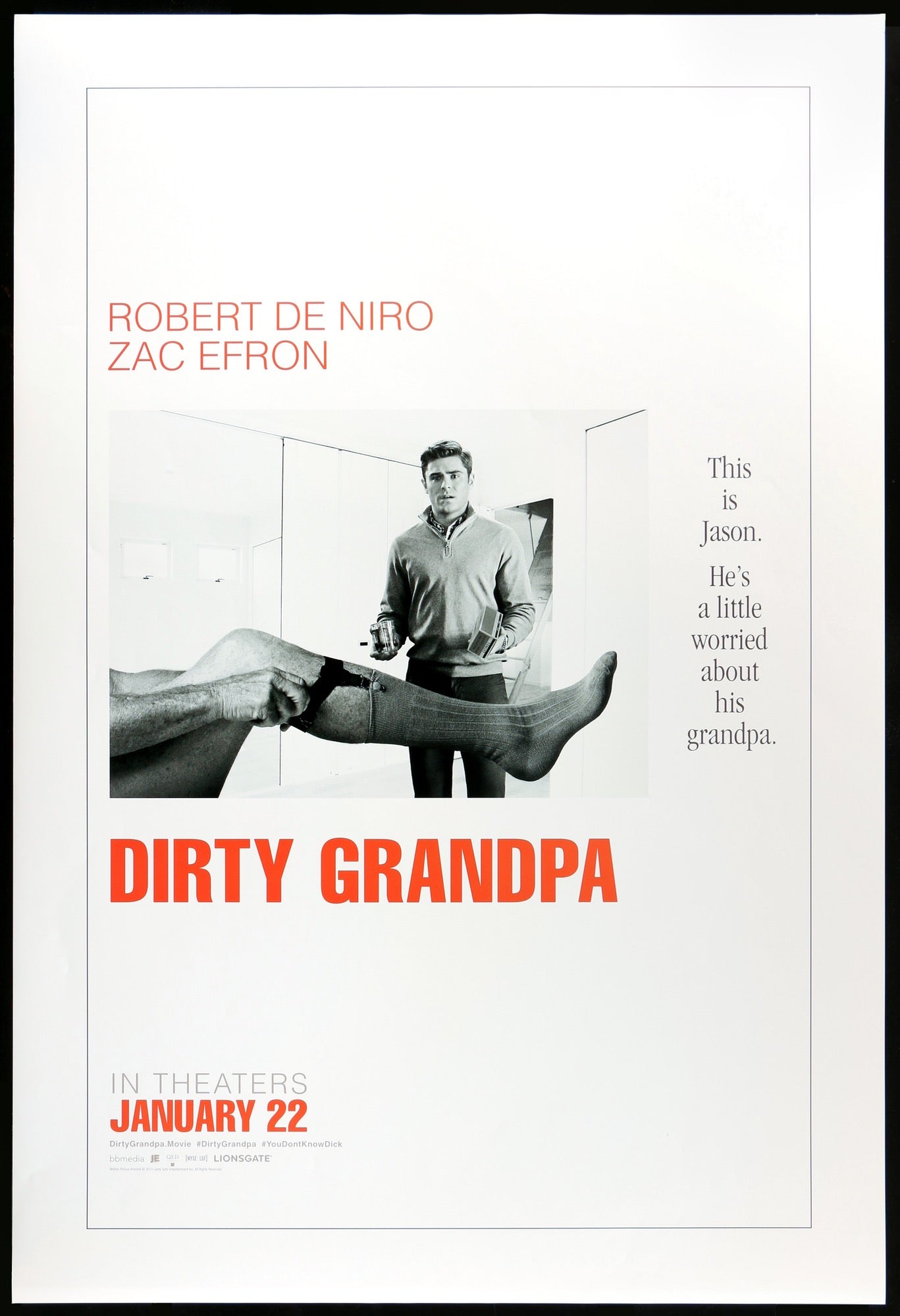 Dirty Grandpa (2016) original movie poster for sale at Originalfilmart