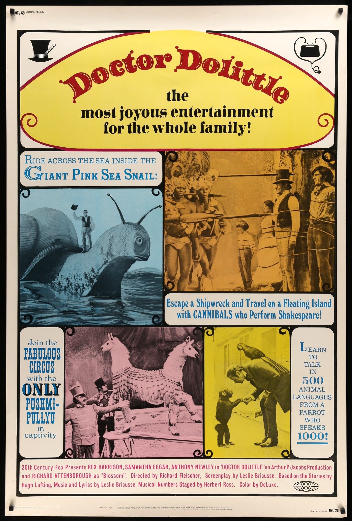 Doctor Dolittle (1967) original movie poster for sale at Originalfilmart