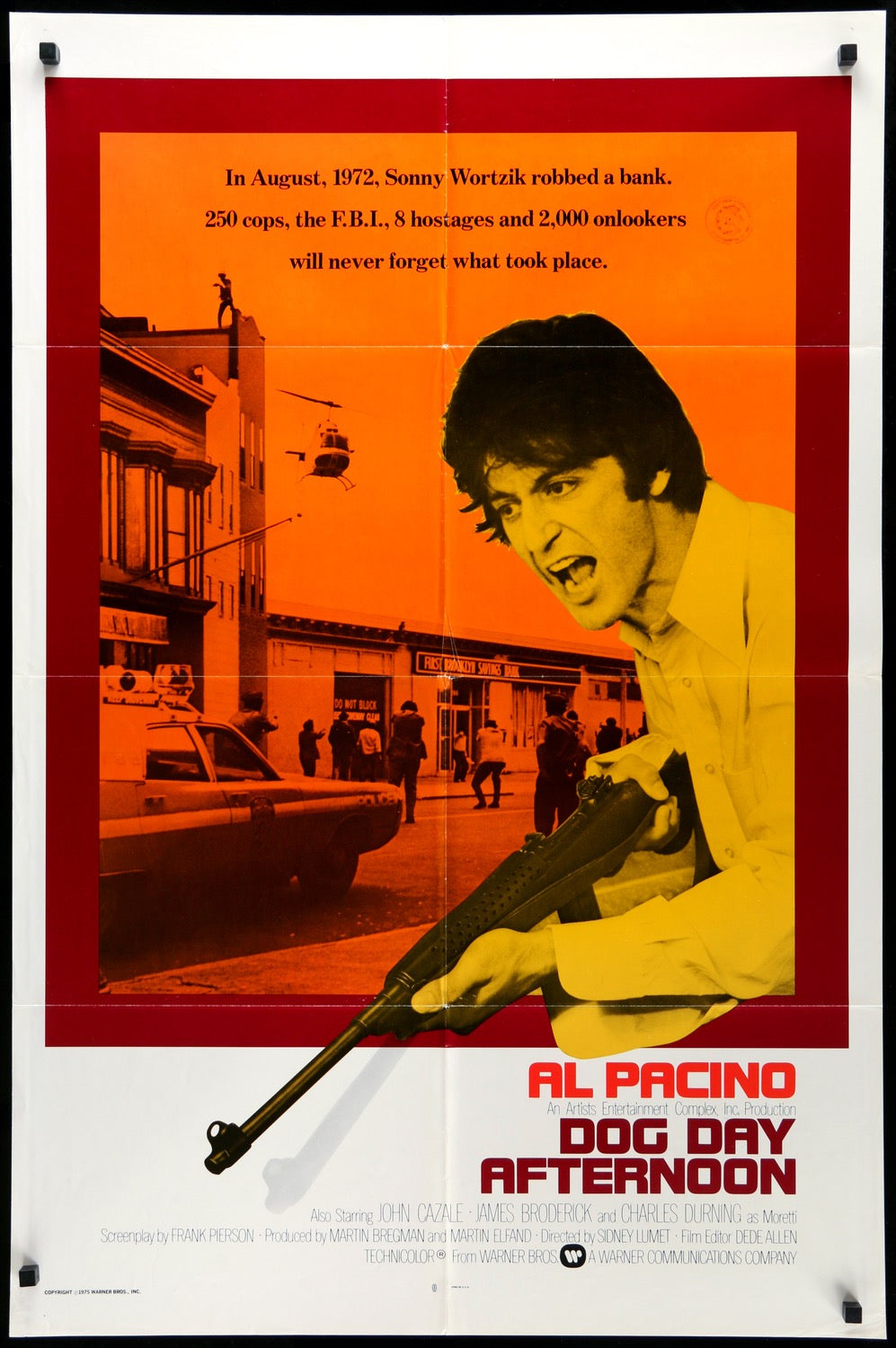 Dog Day Afternoon (1975) original movie poster for sale at Originalfilmart