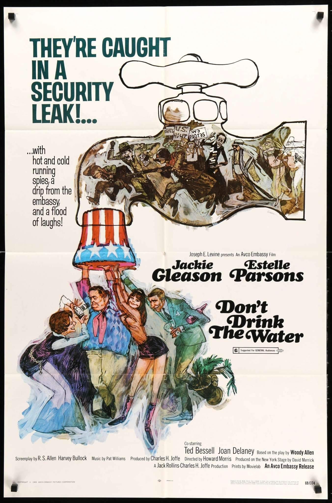Don't Drink the Water (1969) original movie poster for sale at Originalfilmart
