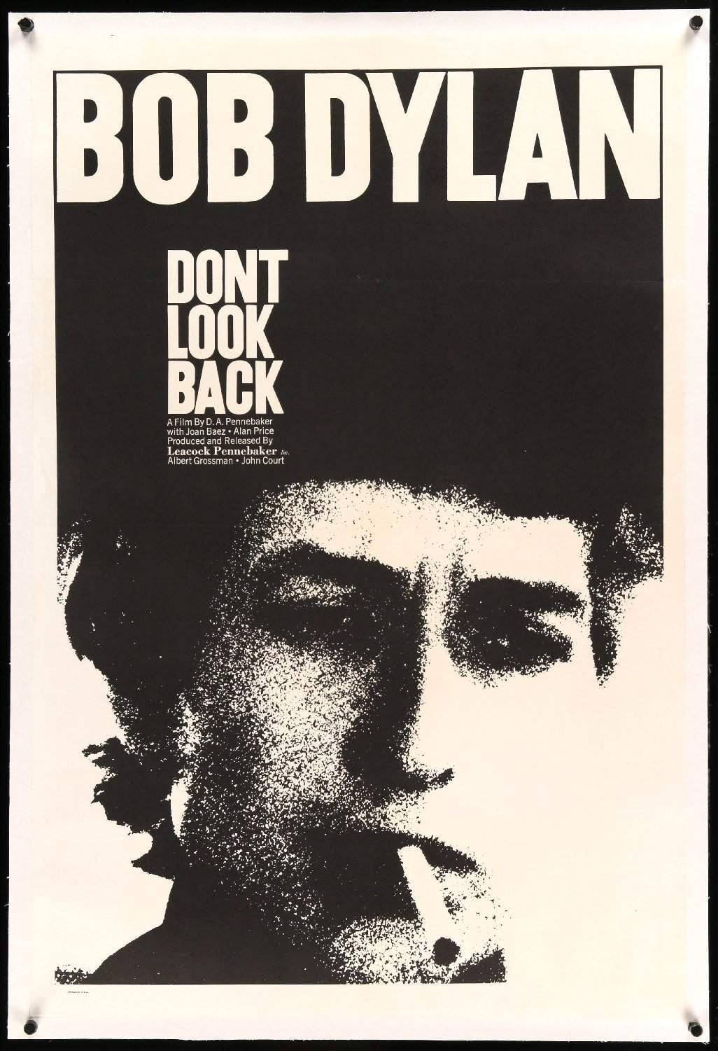 Don't Look Back (1967) original movie poster for sale at Originalfilmart