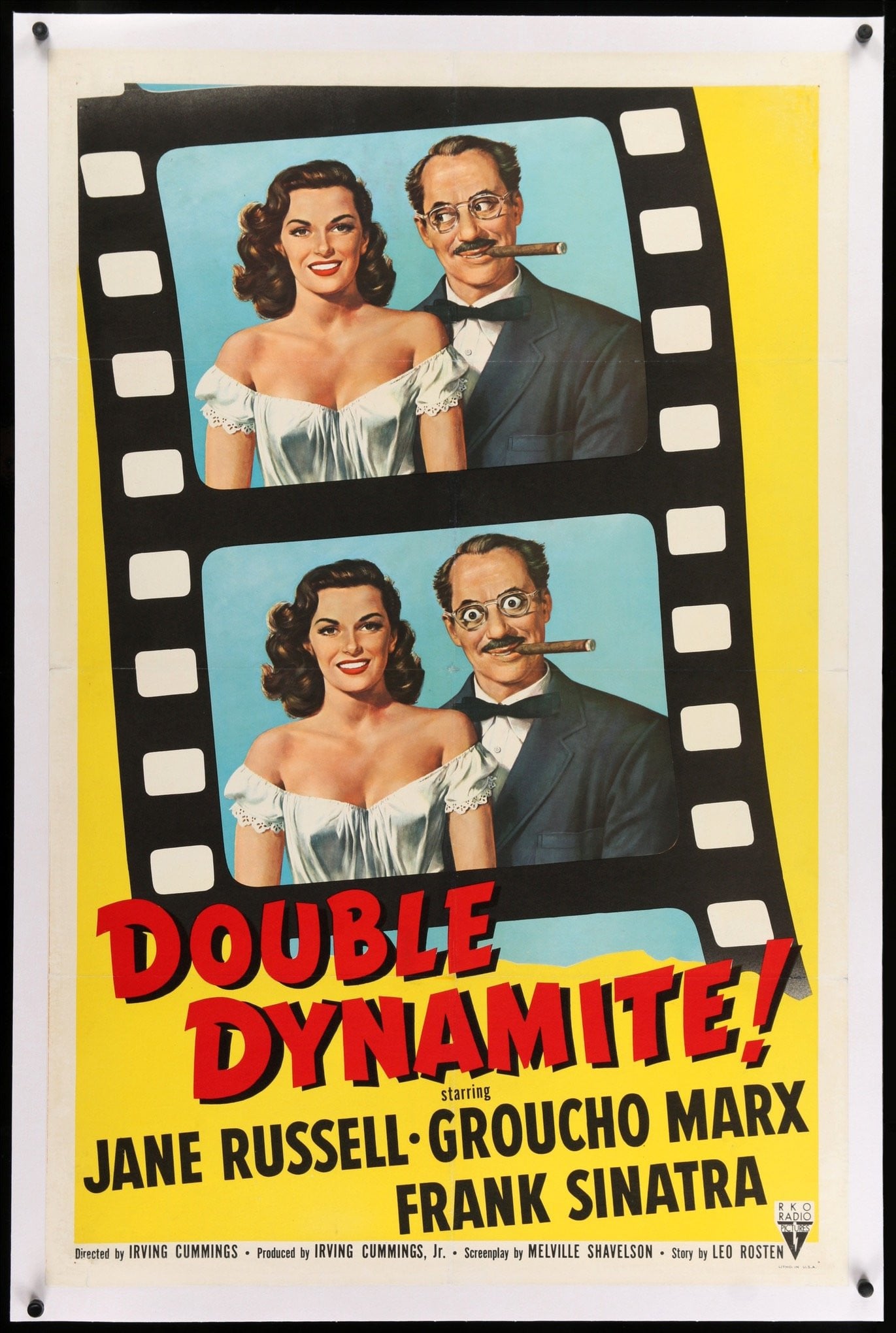 Double Dynamite (1951) original movie poster for sale at Originalfilmart