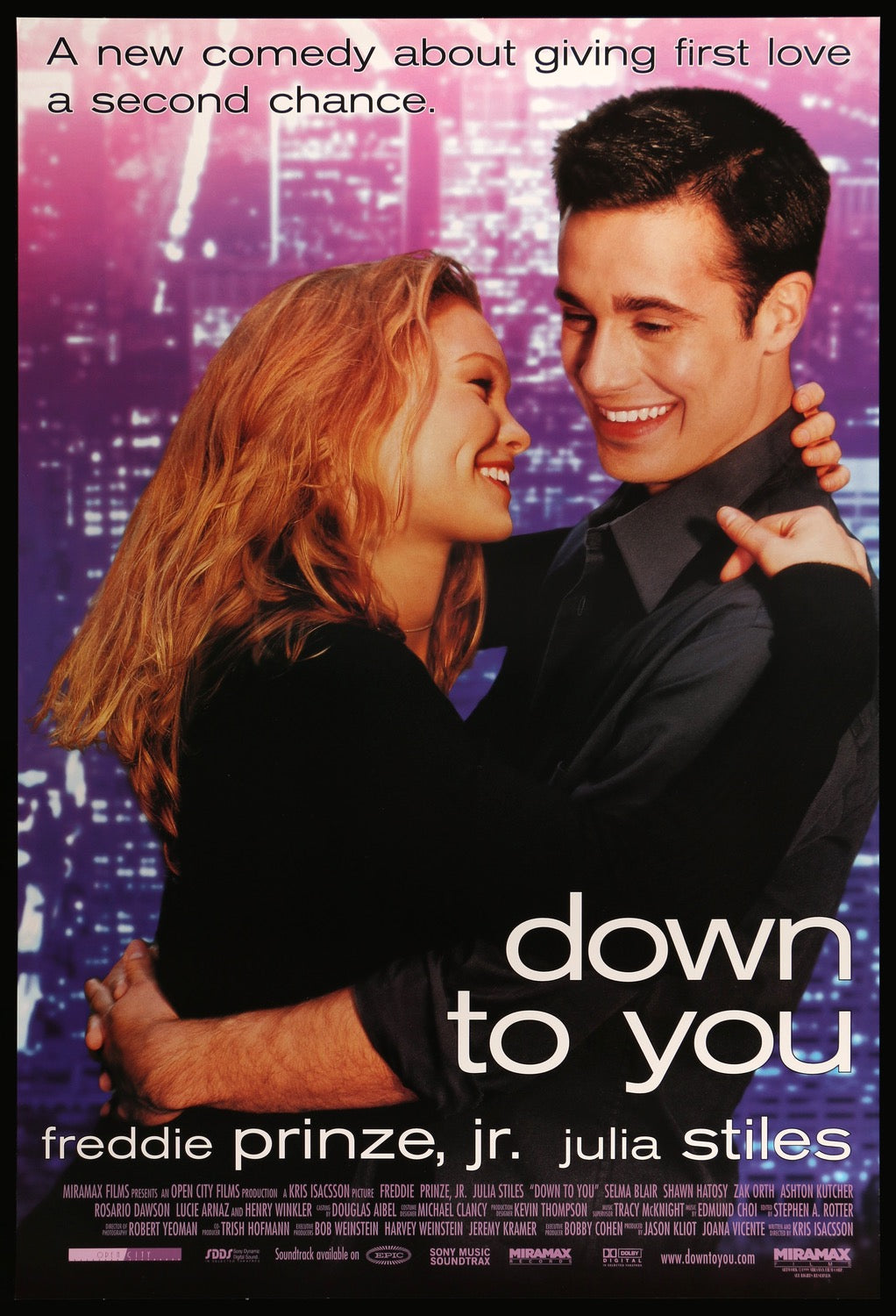 Down to You (2000) original movie poster for sale at Originalfilmart