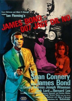 Dr. No (1962) original movie poster for sale at Originalfilmart