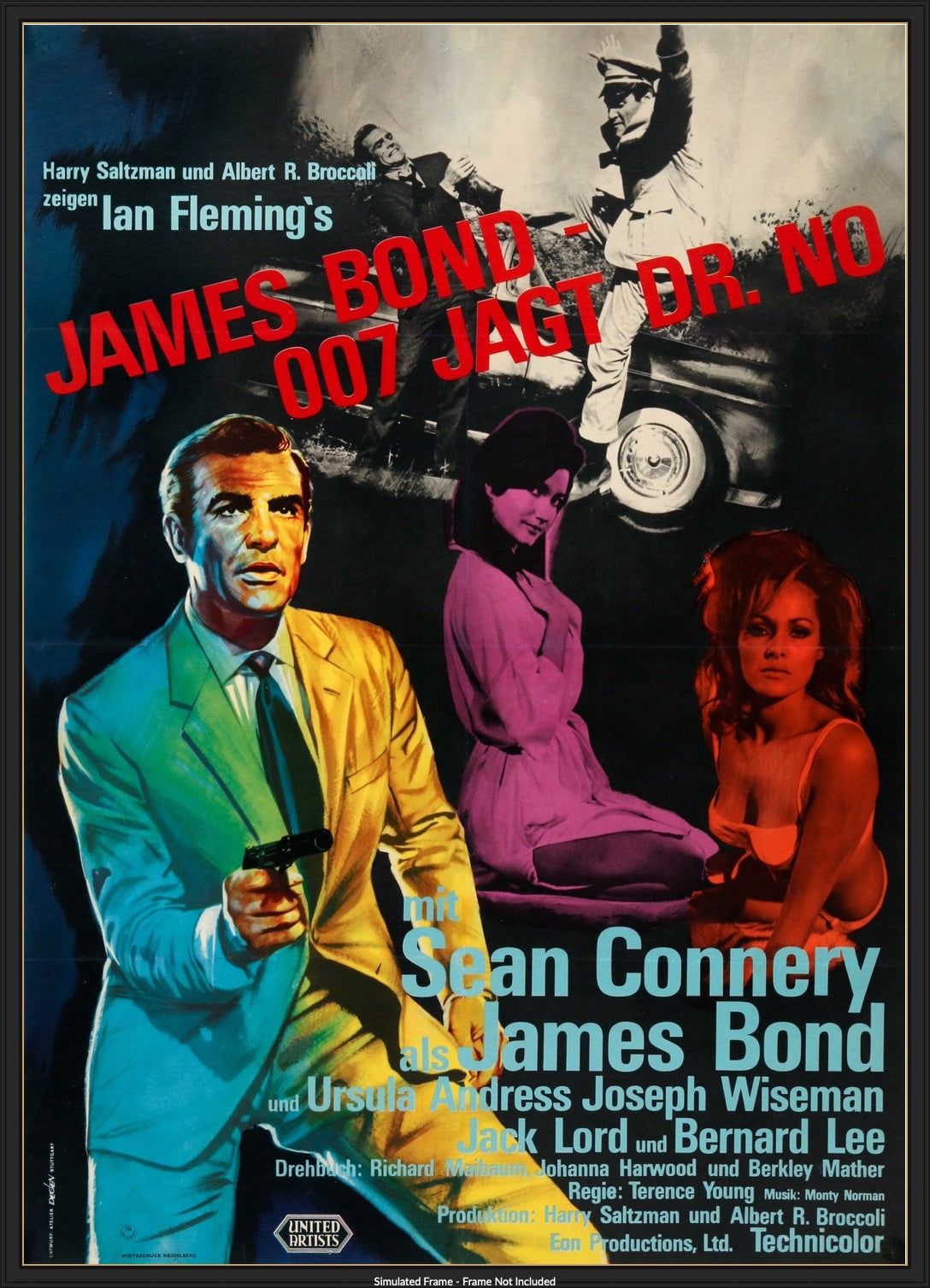 Dr. No (1962) original movie poster for sale at Originalfilmart