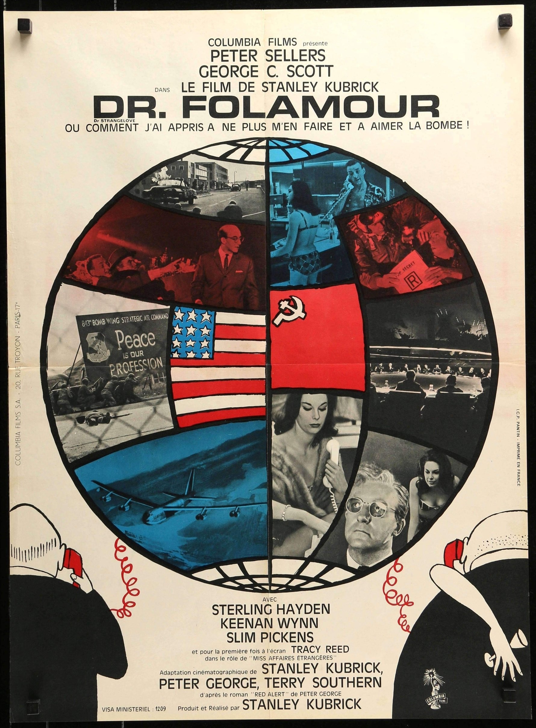 Dr. Strangelove or: How I Learned to Stop Worrying and Love the Bomb (1964) original movie poster for sale at Originalfilmart