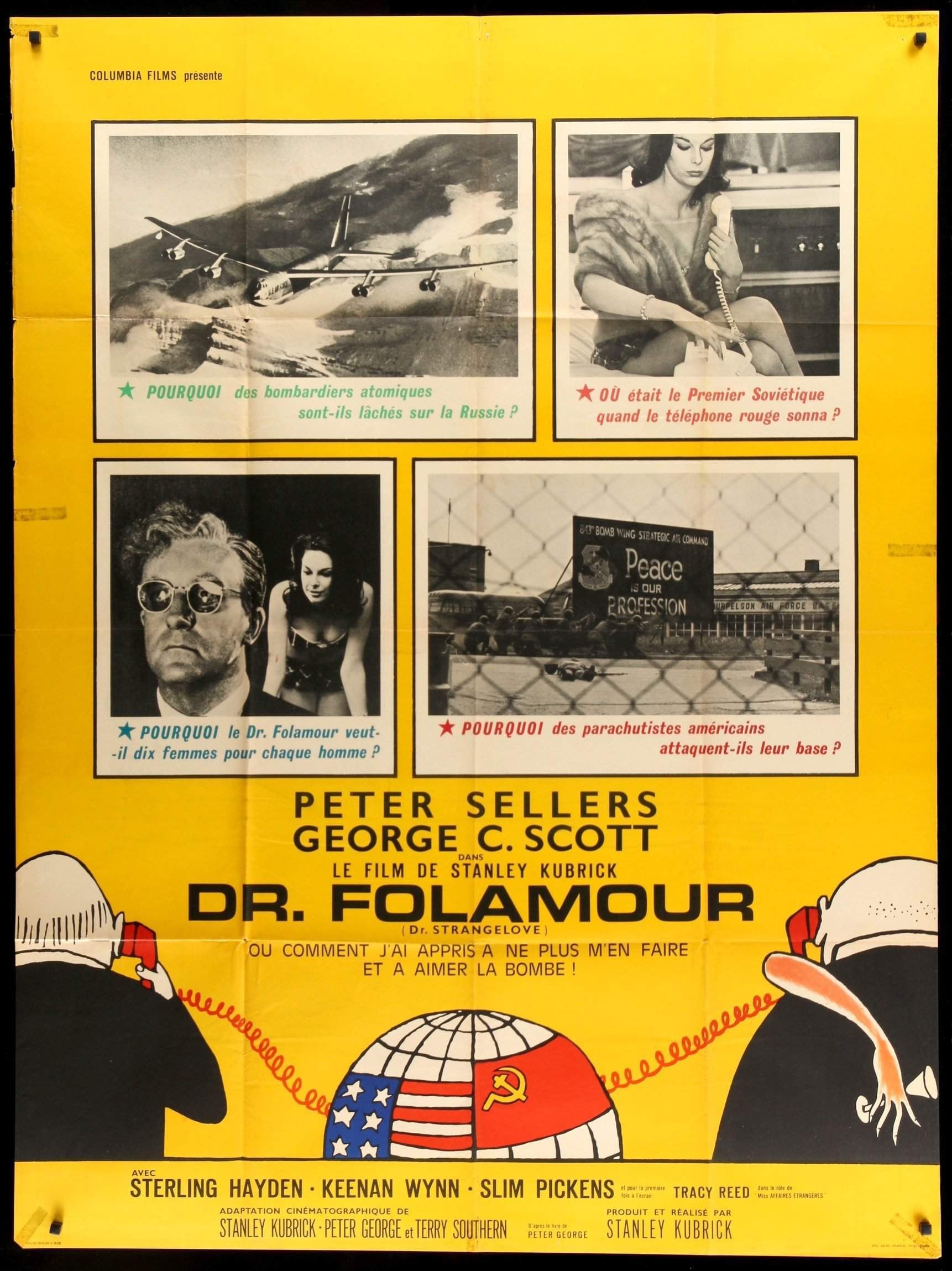 Dr. Strangelove or: How I Learned to Stop Worrying and Love the Bomb (1964) original movie poster for sale at Originalfilmart