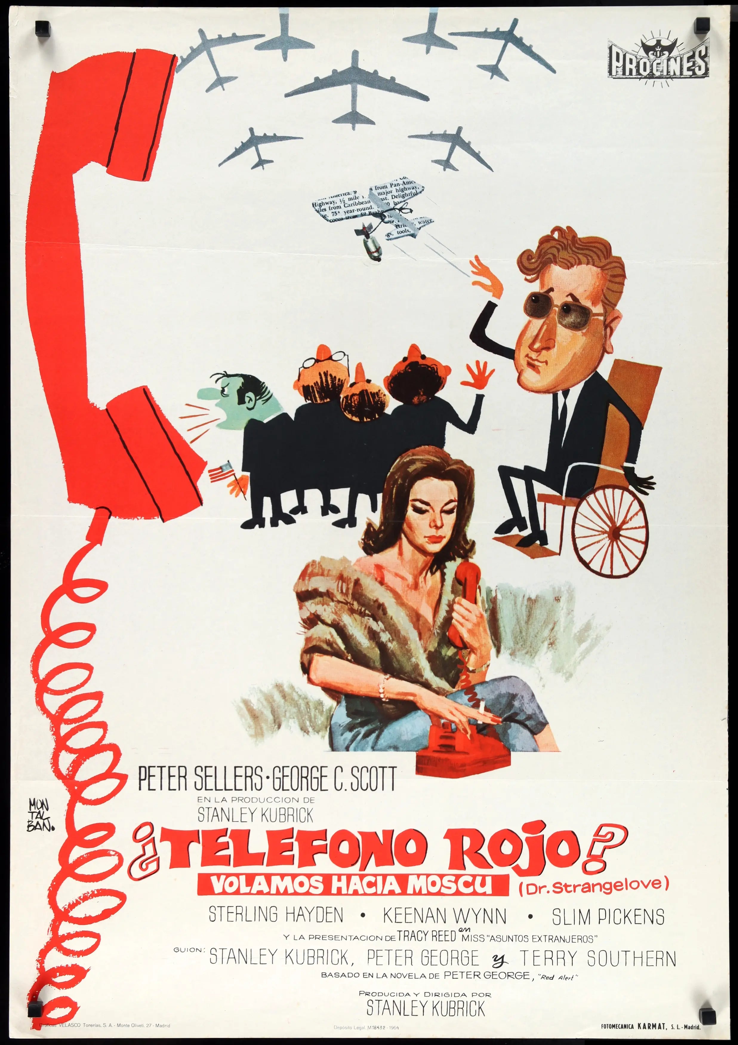 Dr. Strangelove or: How I Learned to Stop Worrying and Love the Bomb (1964) original movie poster for sale at Originalfilmart