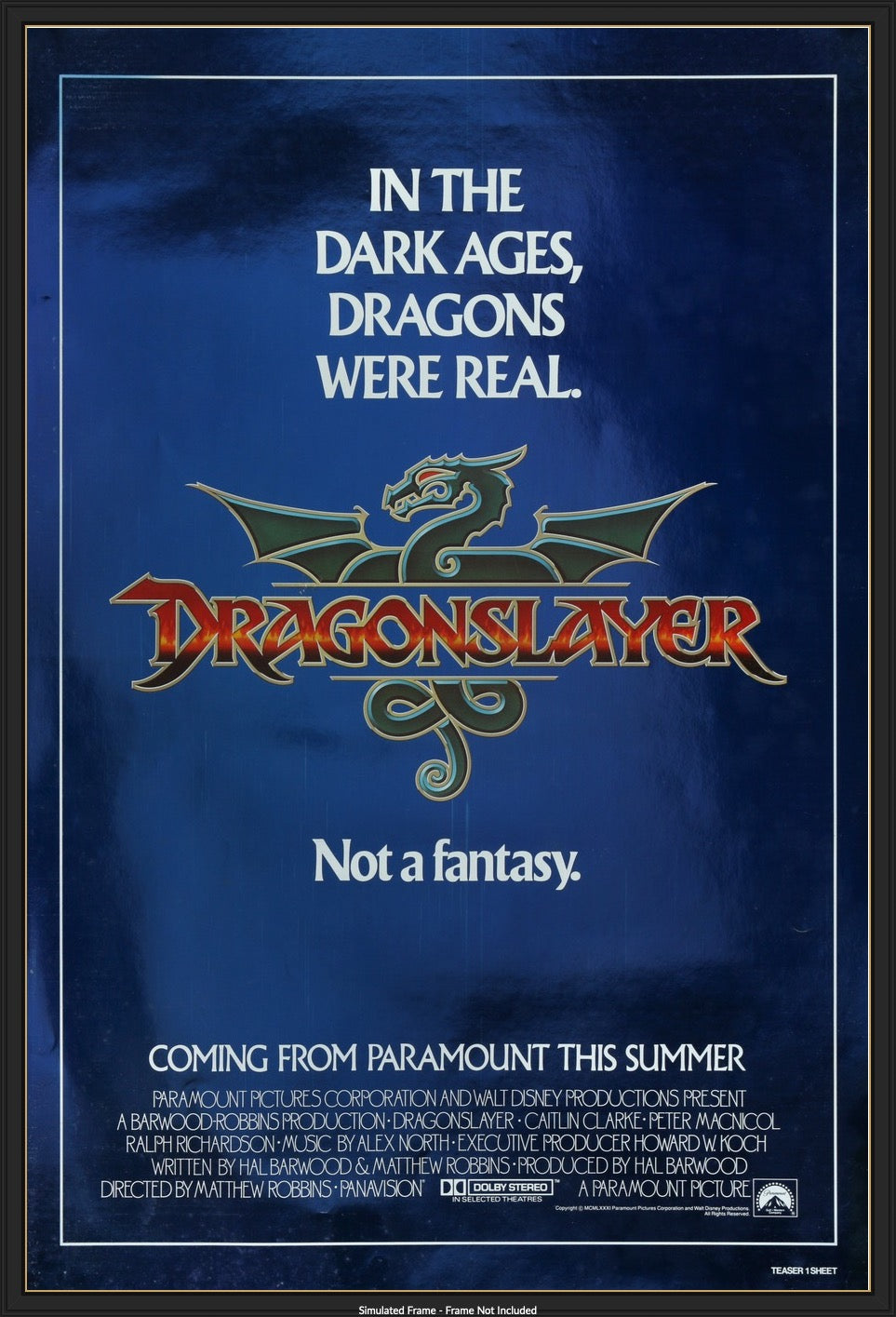 Dragonslayer (1981) original movie poster for sale at Originalfilmart