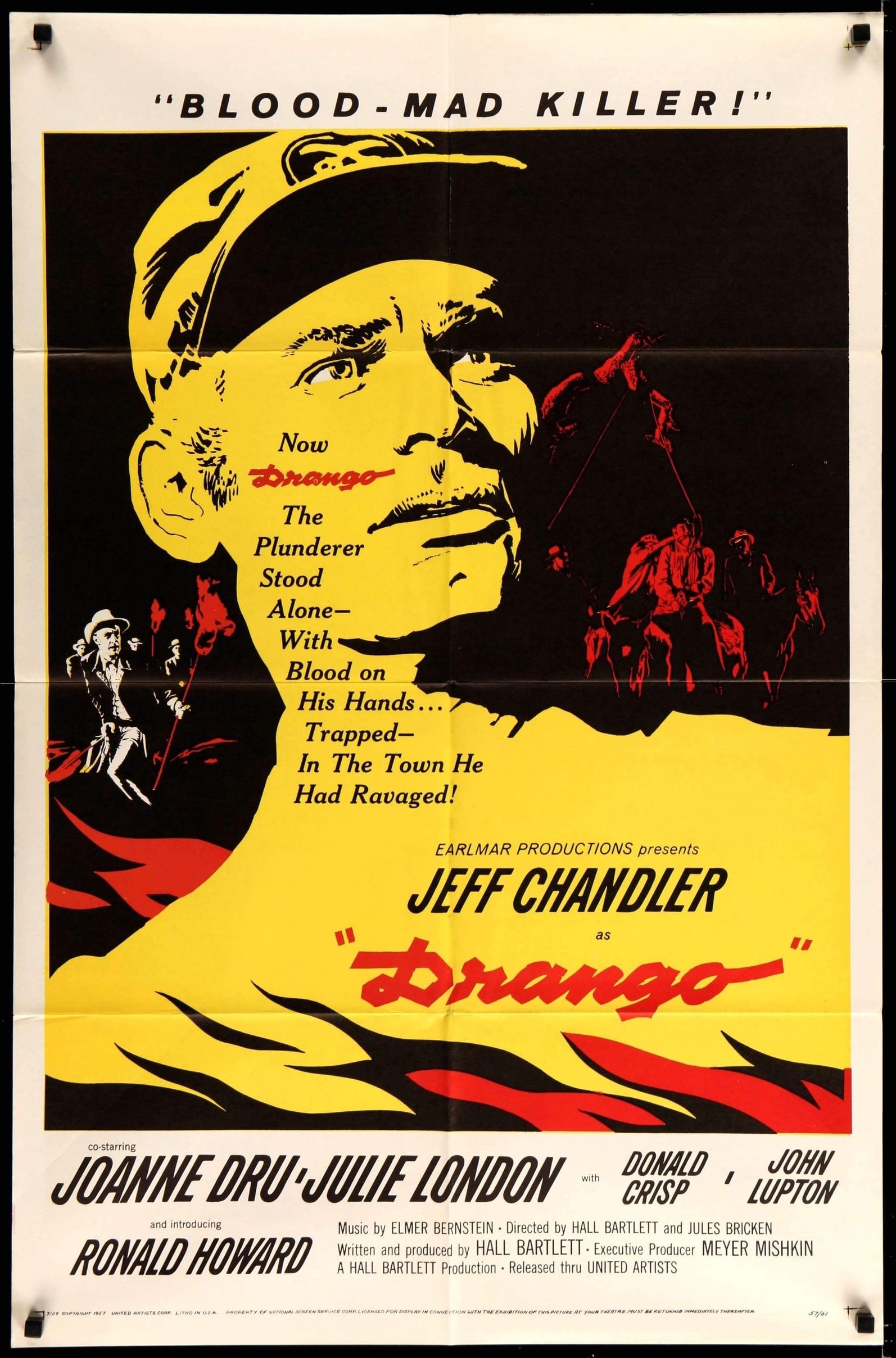 Drango (1957) original movie poster for sale at Originalfilmart