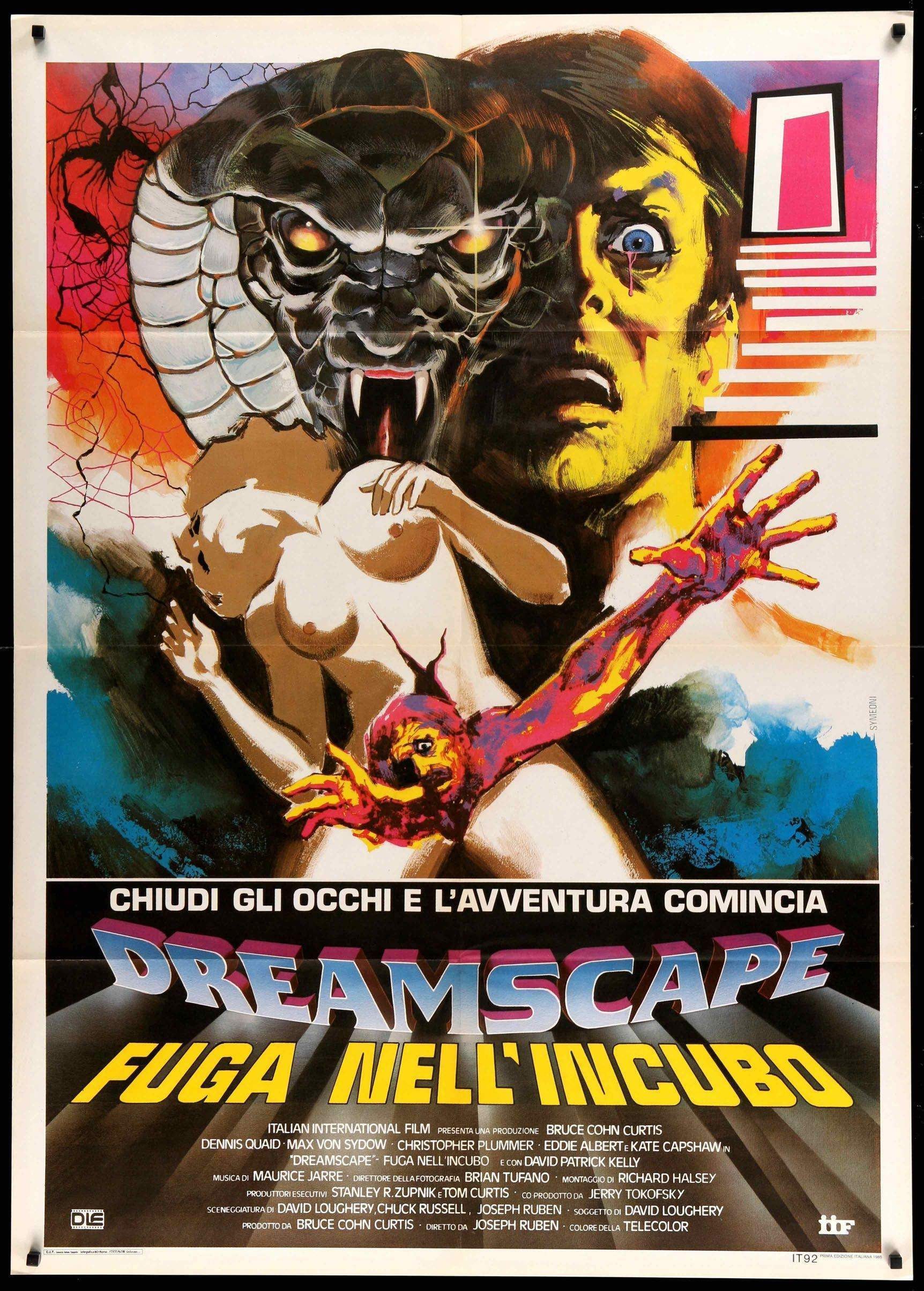 Dreamscape (1984) original movie poster for sale at Originalfilmart