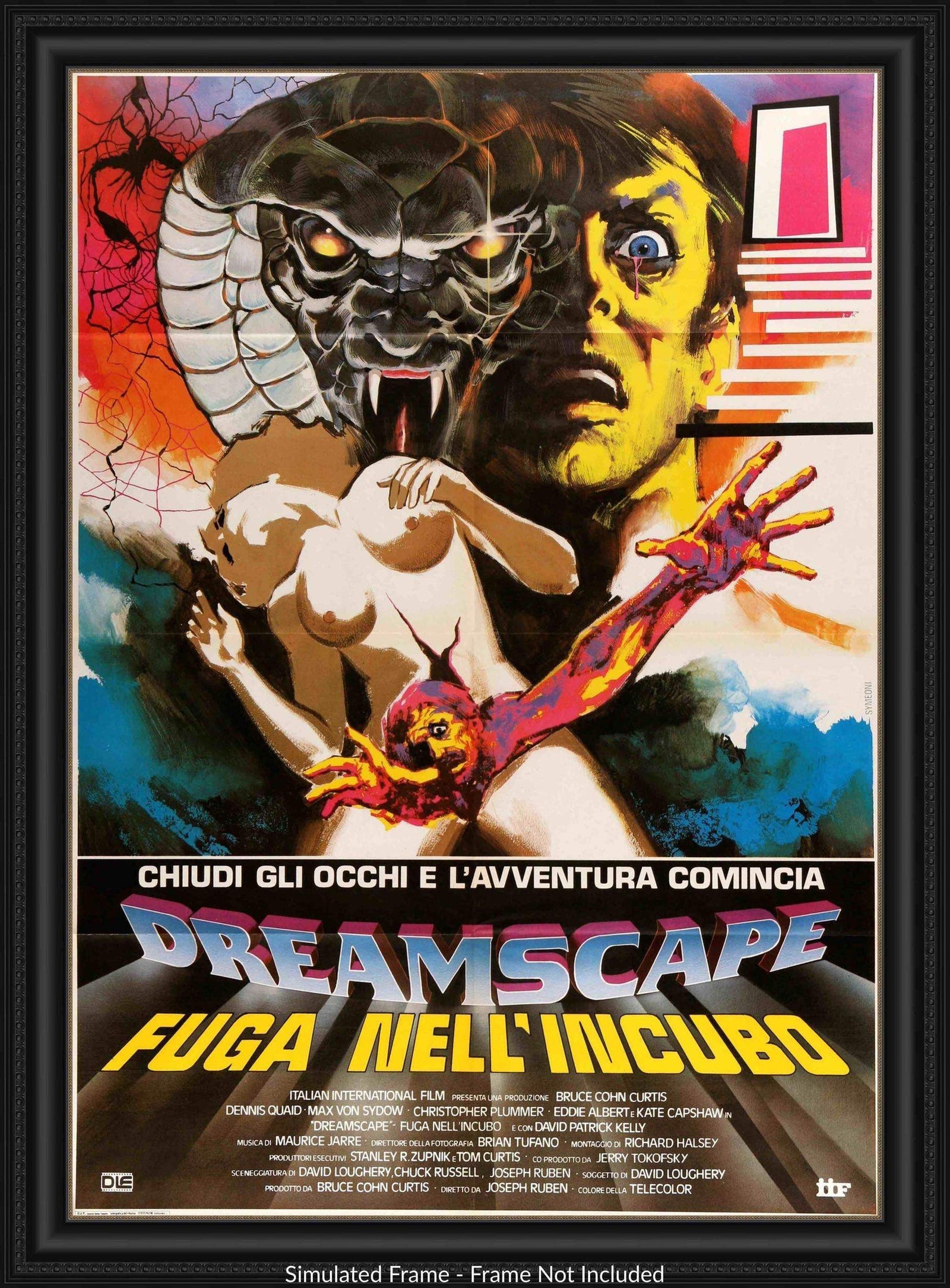Dreamscape (1984) original movie poster for sale at Originalfilmart