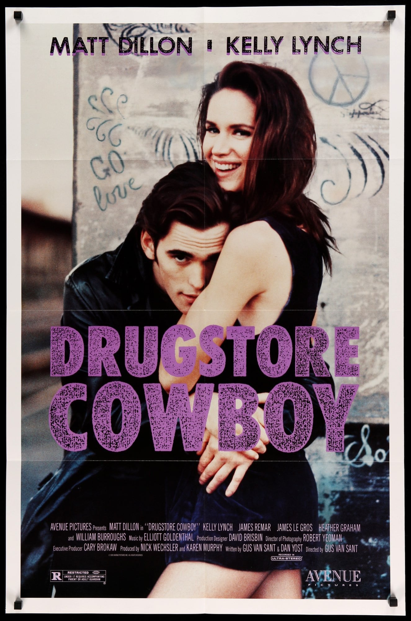 Drugstore Cowboy (1989) original movie poster for sale at Originalfilmart
