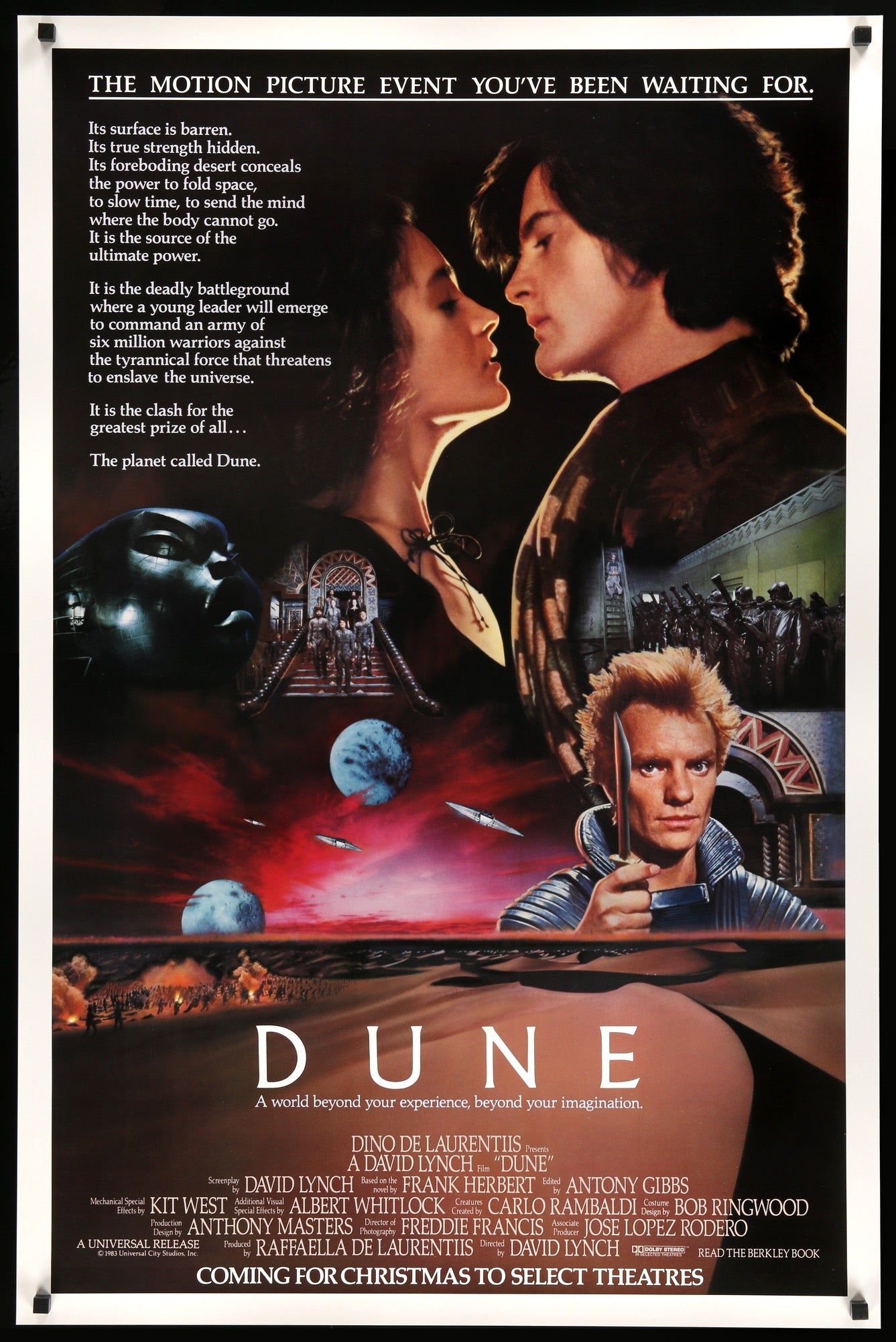 Dune (1984) original movie poster for sale at Originalfilmart