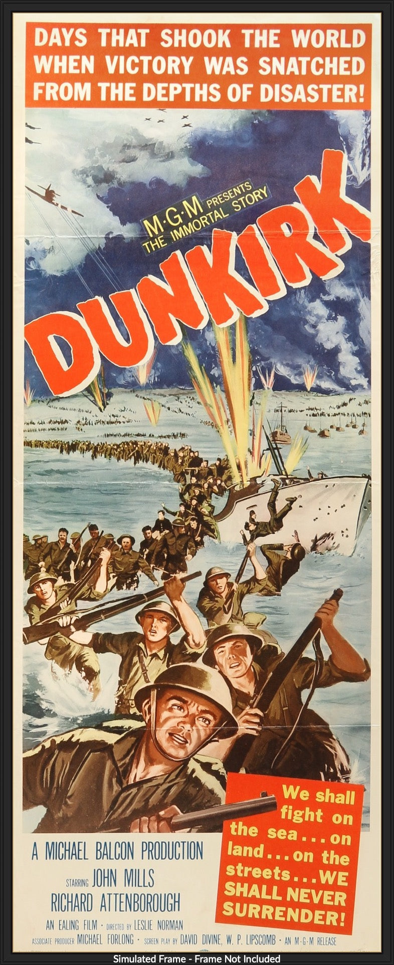 Dunkirk (1958) original movie poster for sale at Originalfilmart