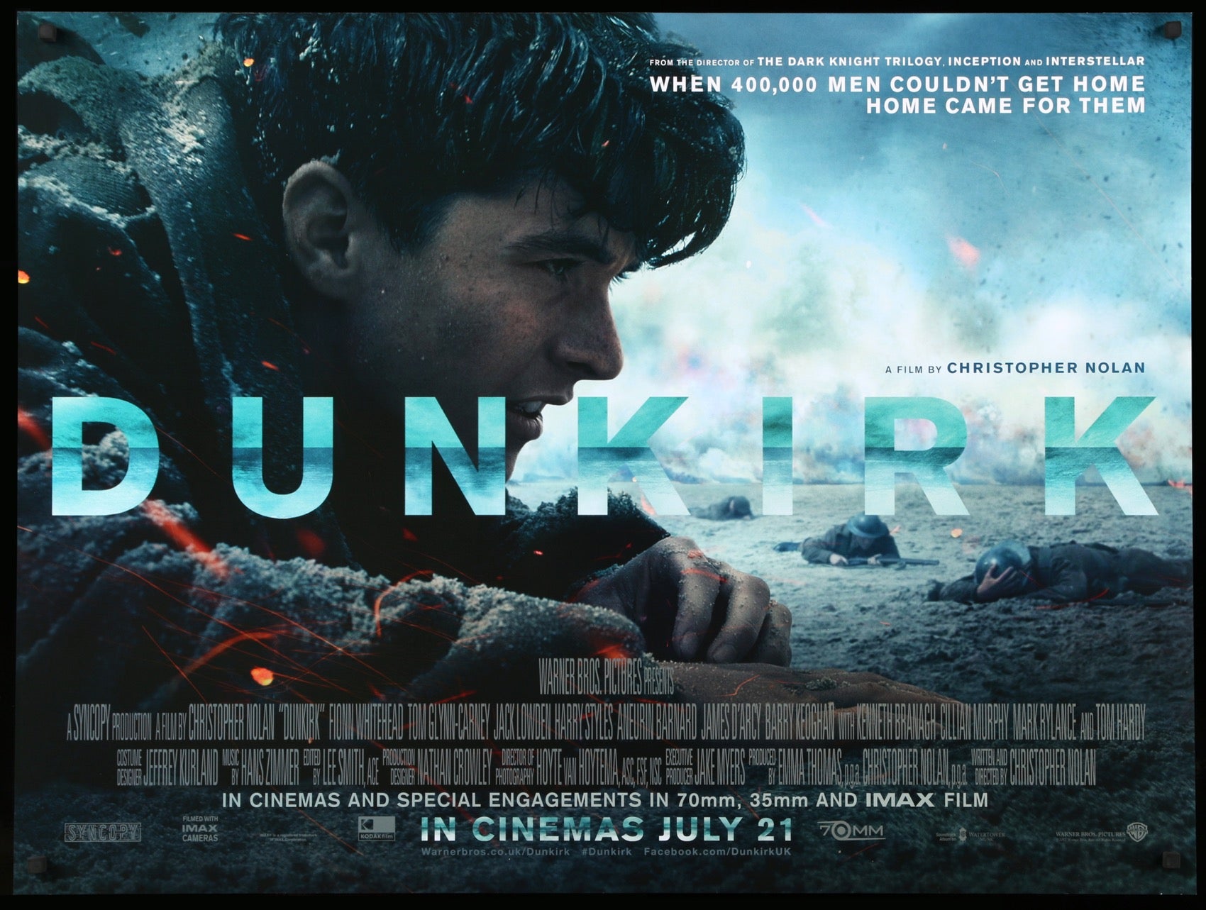 Dunkirk (2017) original movie poster for sale at Originalfilmart