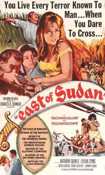 East of Sudan (1964) original movie poster for sale at Originalfilmart