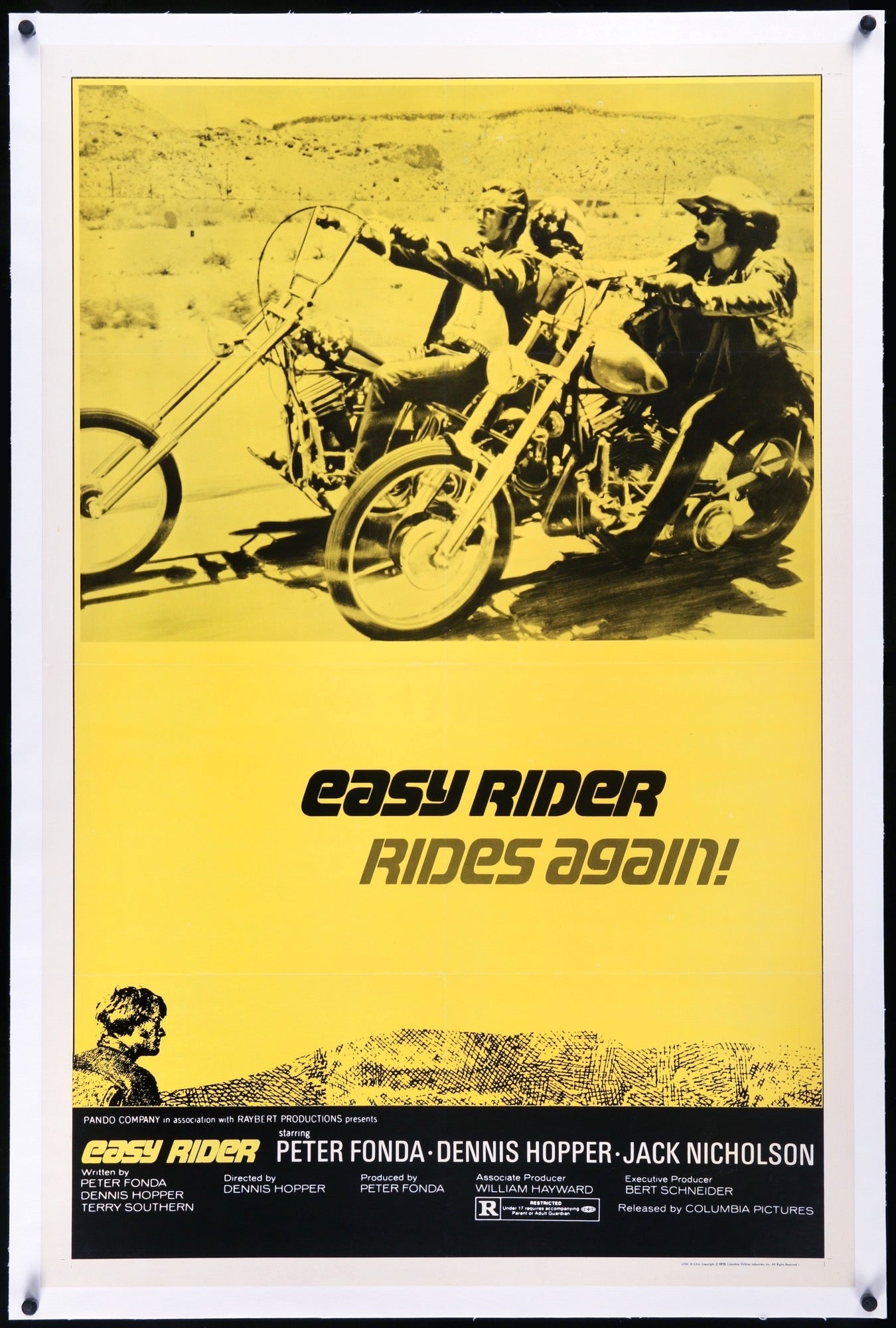 Easy Rider (1969) original movie poster for sale at Originalfilmart