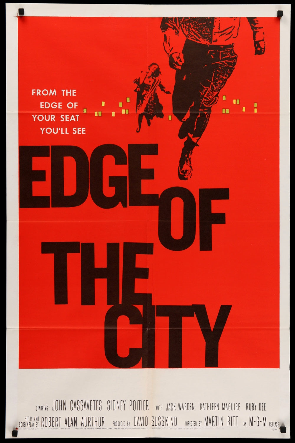 Edge of the City (1957) original movie poster for sale at Originalfilmart