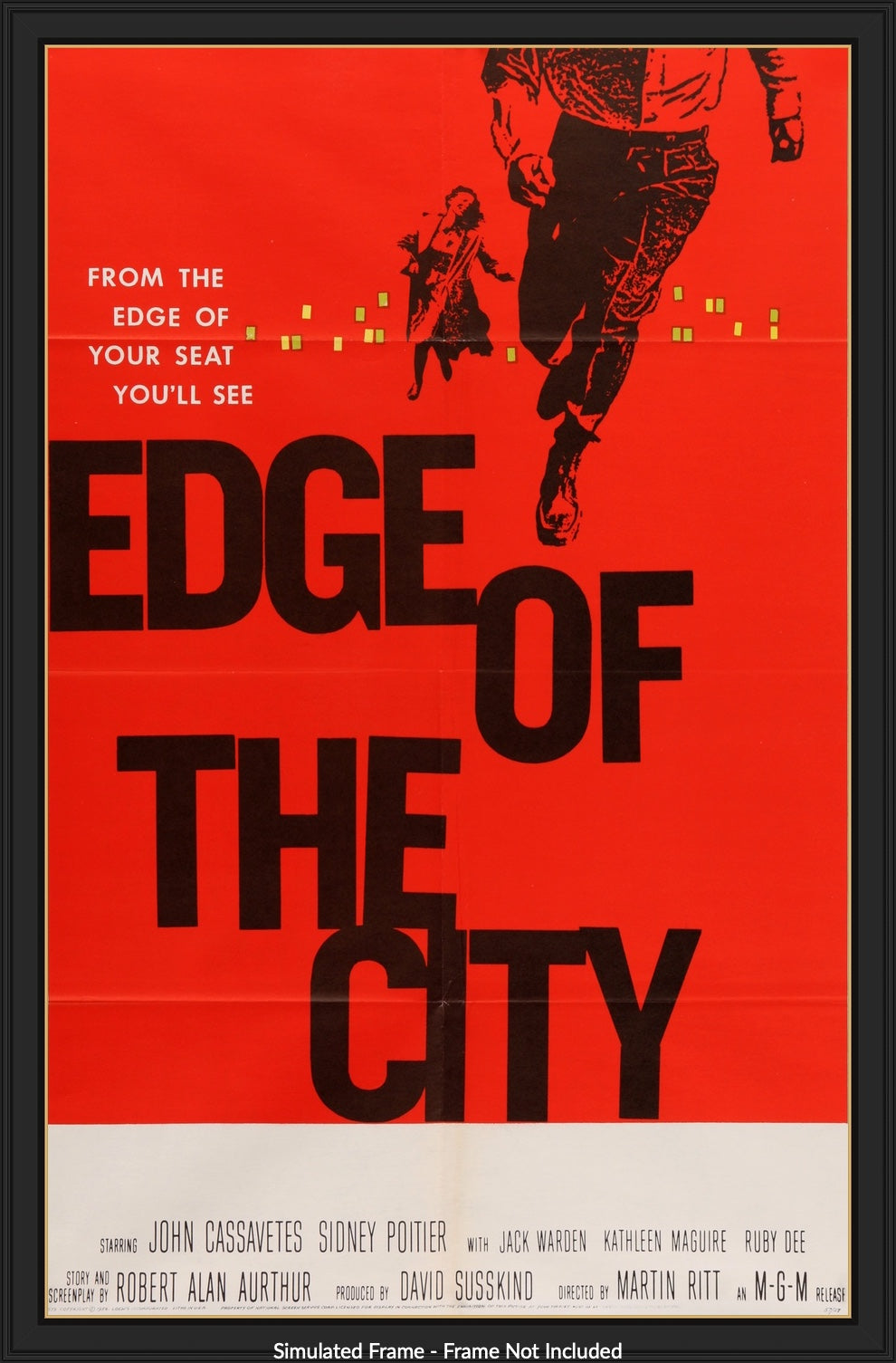 Edge of the City (1957) original movie poster for sale at Originalfilmart