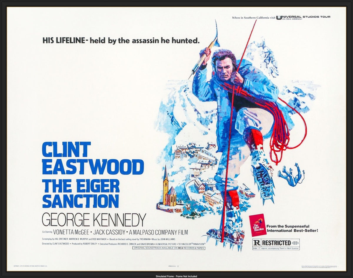 Eiger Sanction (1975) original movie poster for sale at Originalfilmart