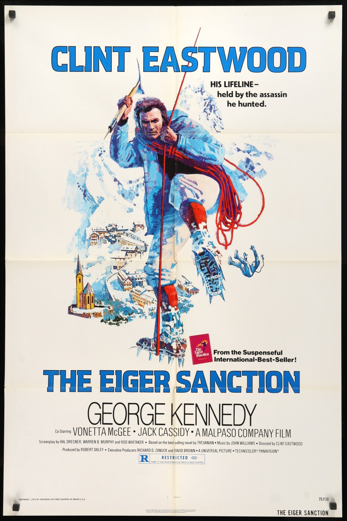 Eiger Sanction (1975) original movie poster for sale at Originalfilmart