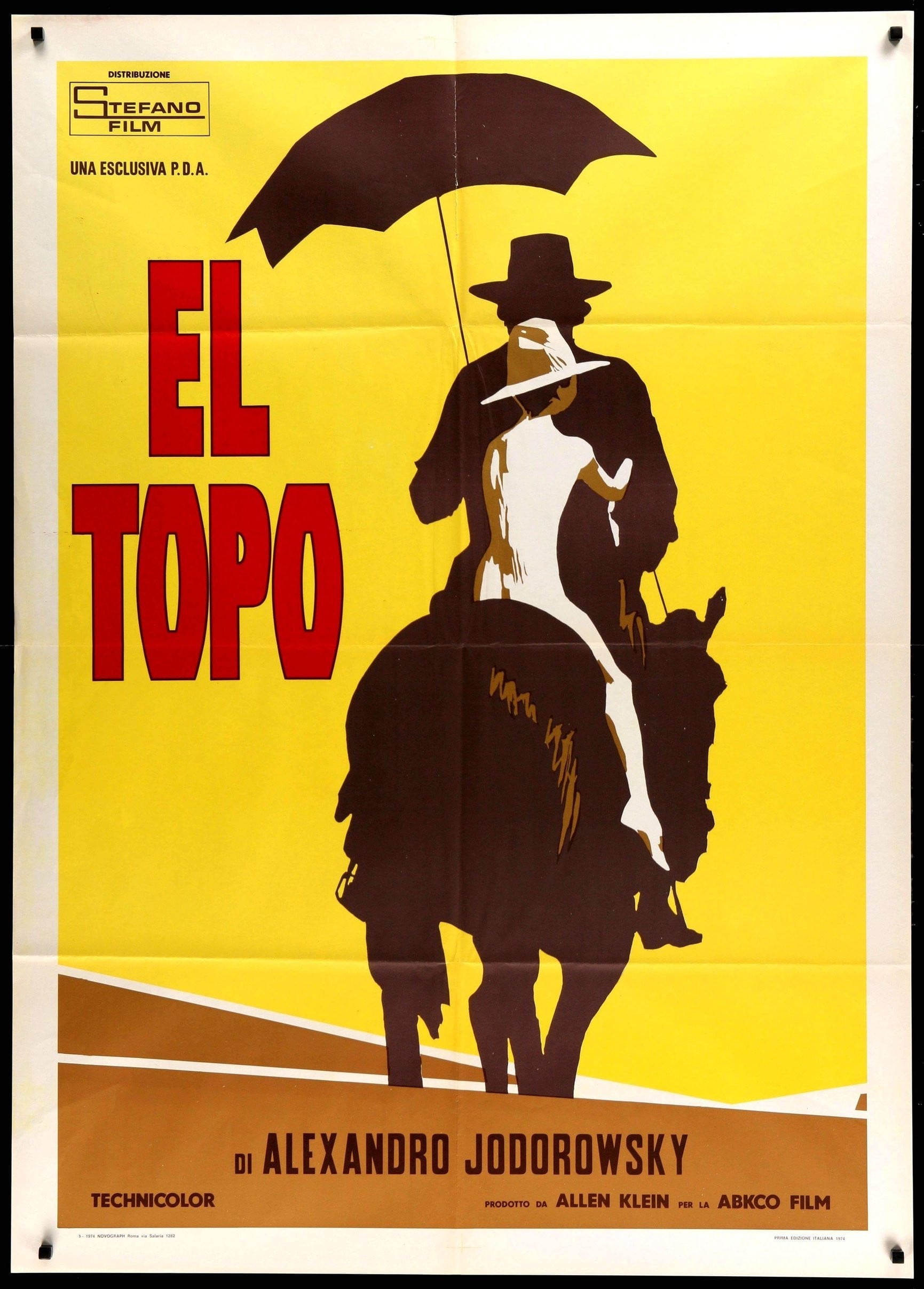 El Topo (1970) original movie poster for sale at Originalfilmart