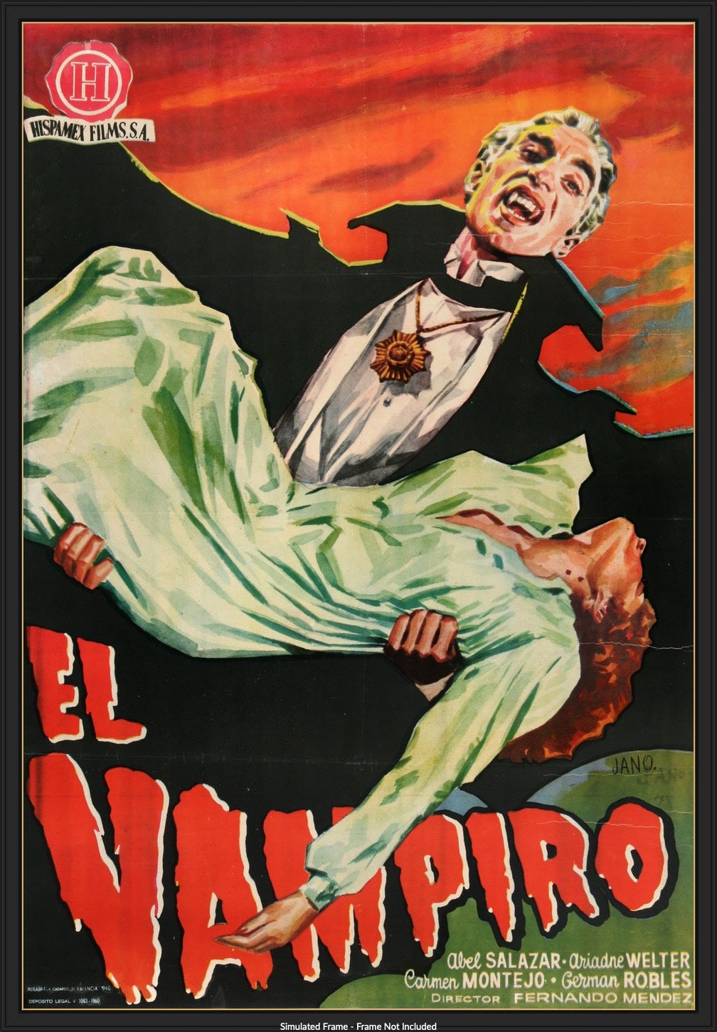 Vampire (1957) original movie poster for sale at Originalfilmart