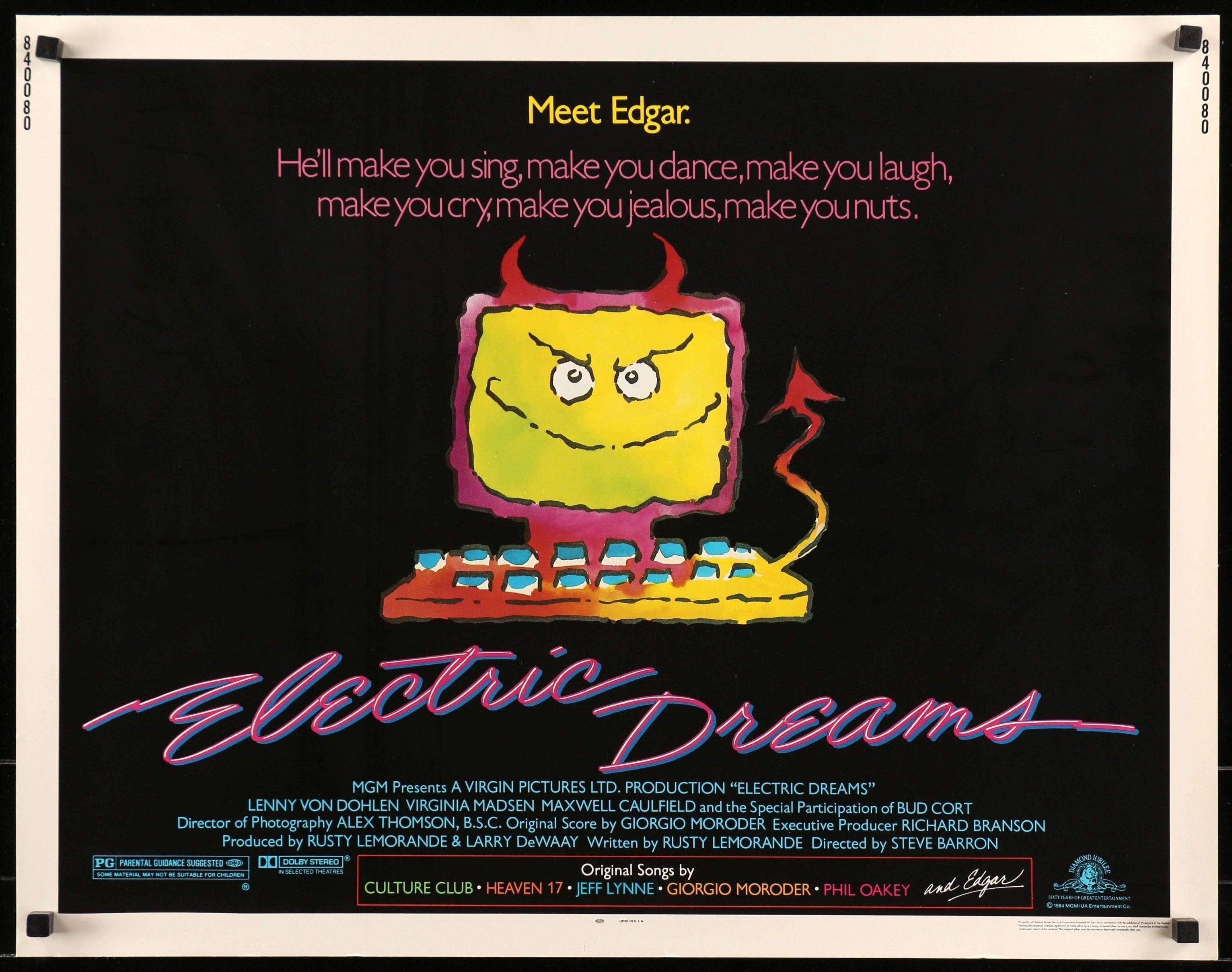 Electric Dreams (1984) original movie poster for sale at Originalfilmart