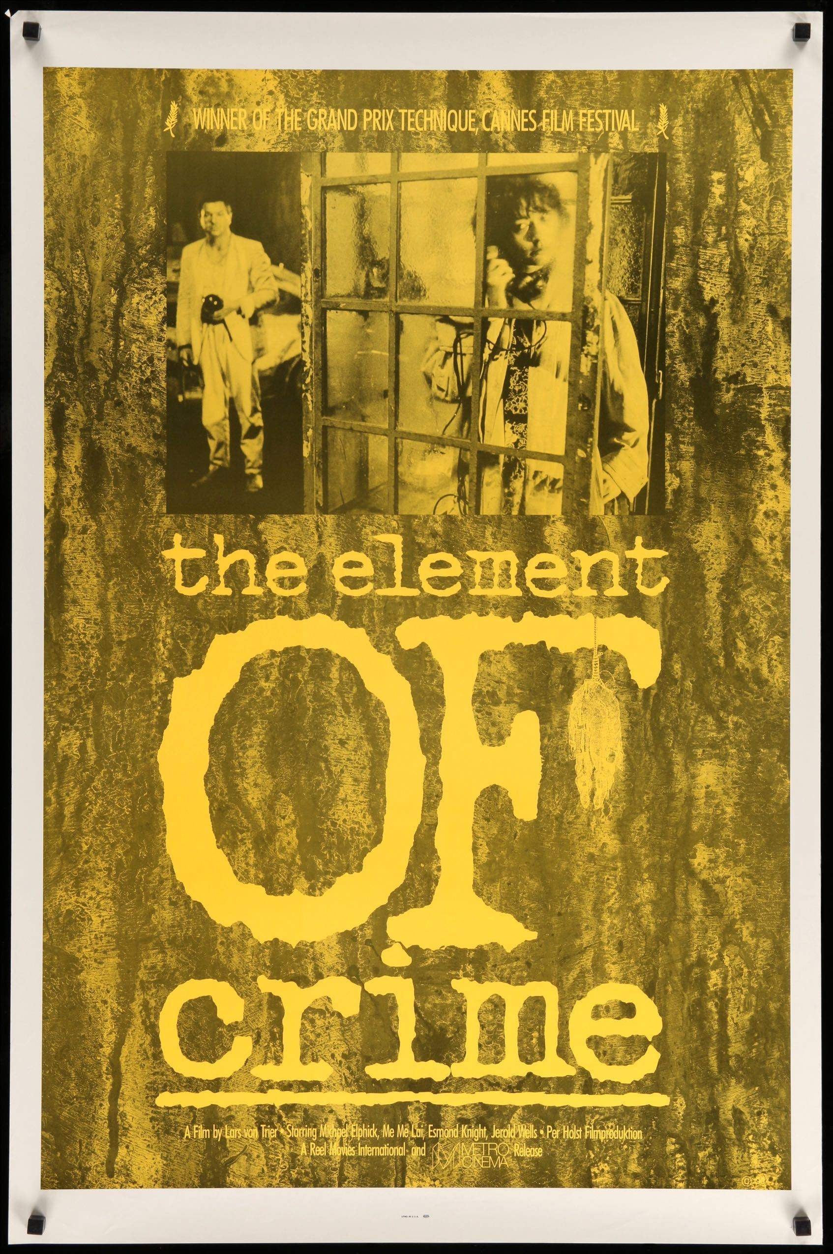 Element of Crime (1984) original movie poster for sale at Originalfilmart