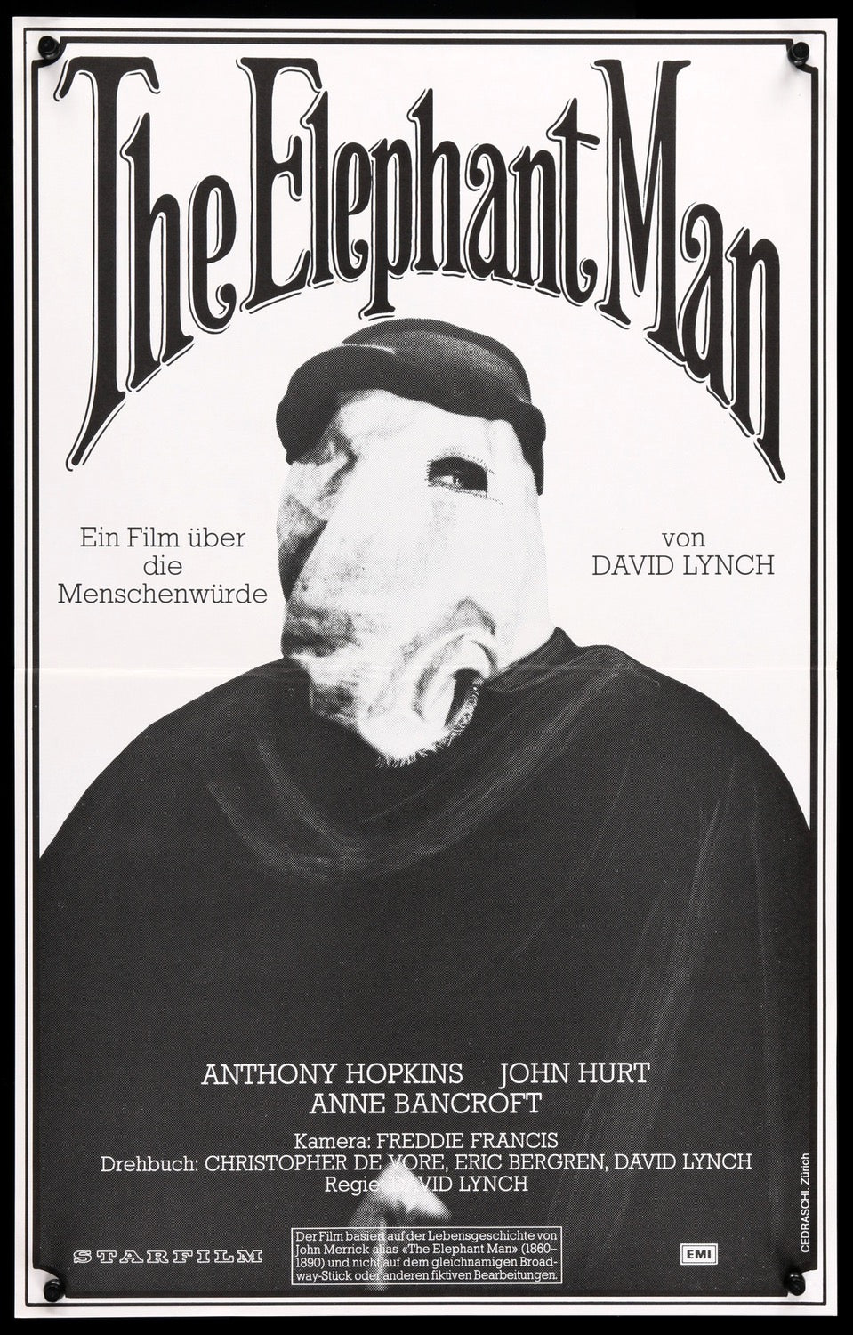 Elephant Man (1980) original movie poster for sale at Originalfilmart