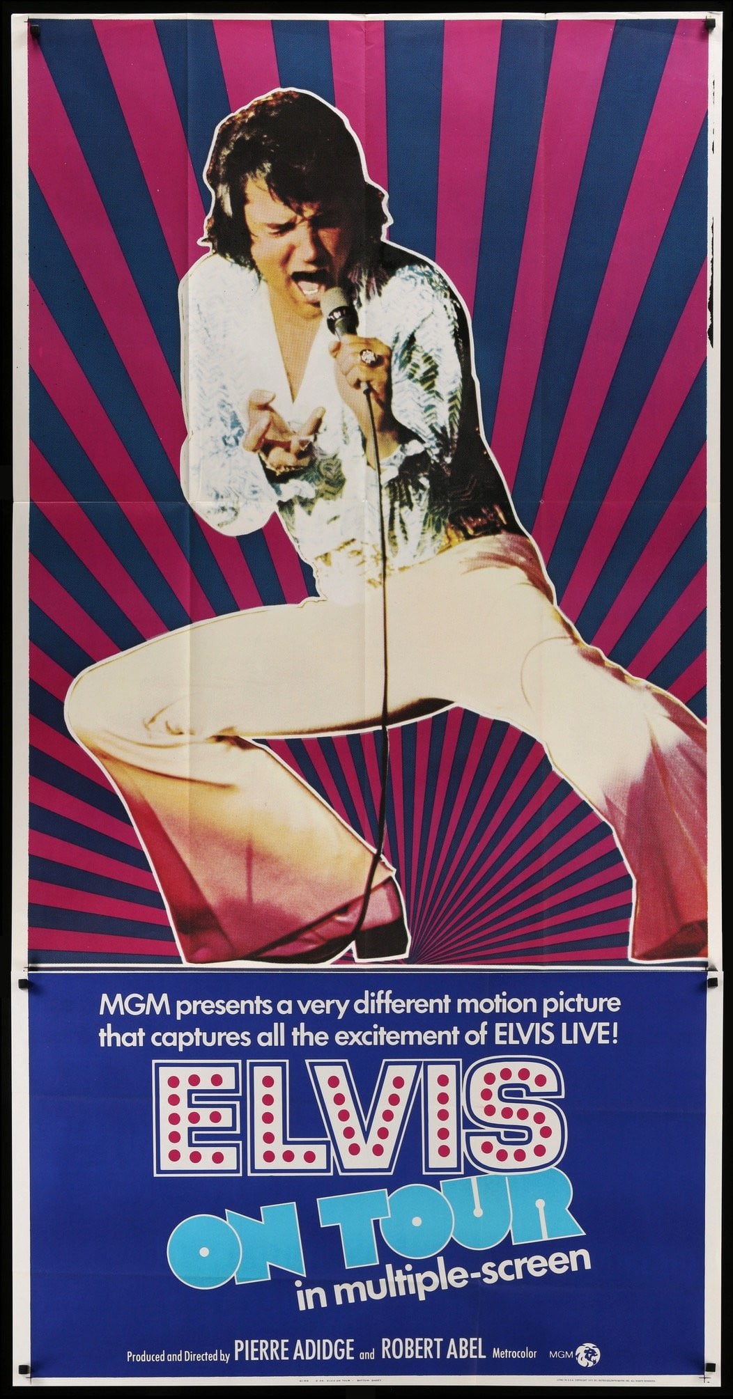 Elvis On Tour (1972) original movie poster for sale at Originalfilmart