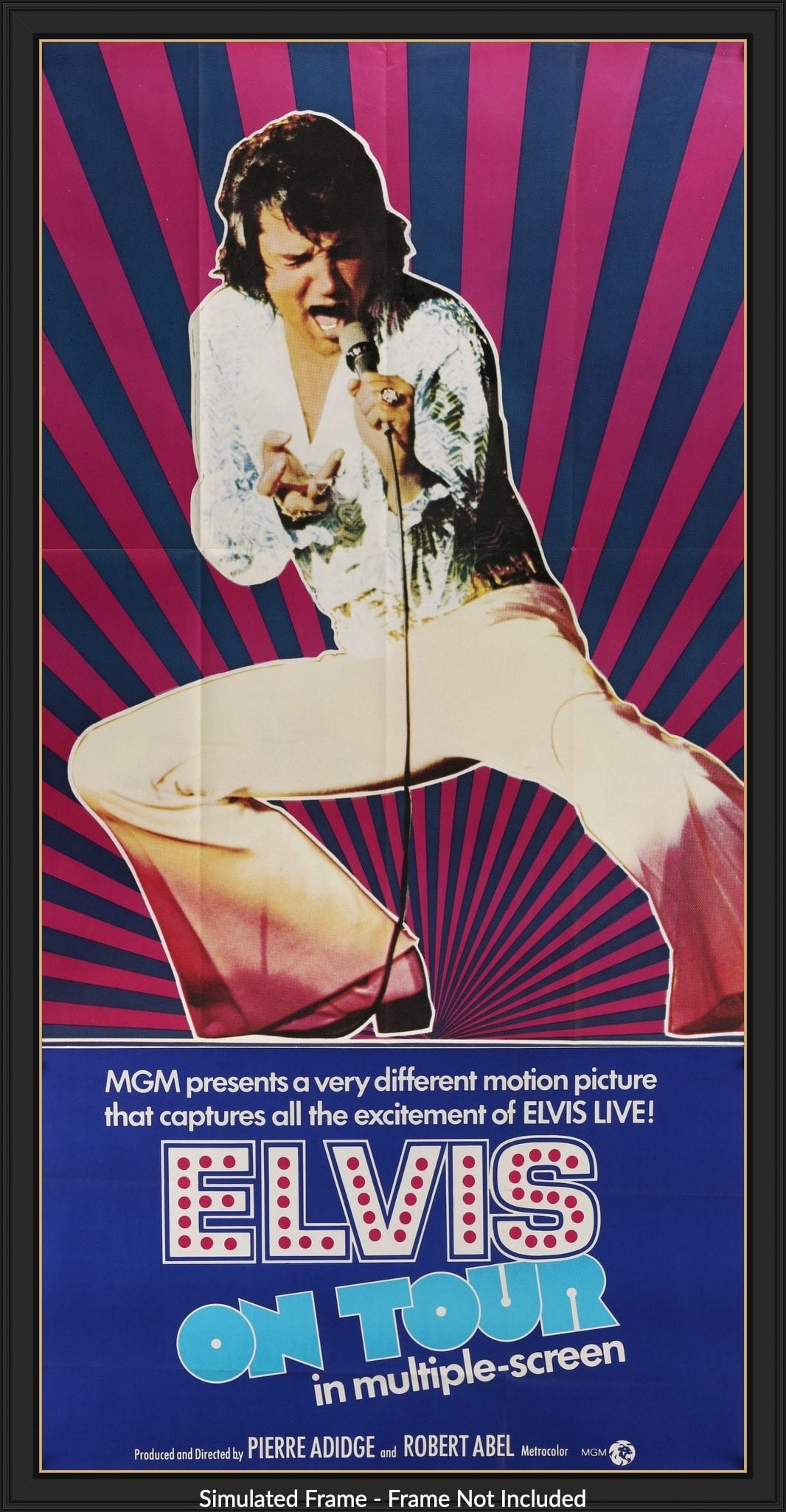 Elvis On Tour (1972) original movie poster for sale at Originalfilmart