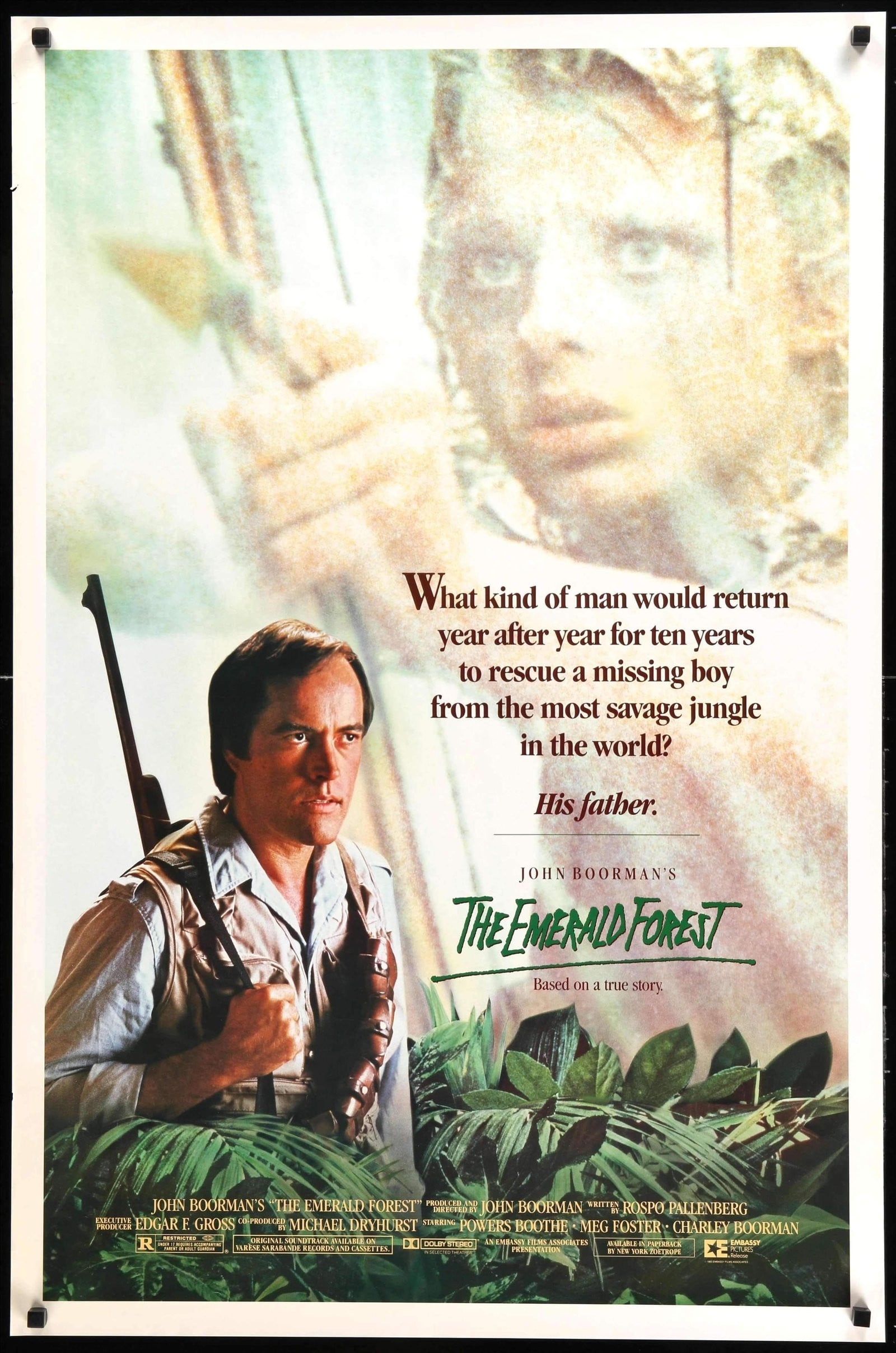 Emerald Forest (1985) original movie poster for sale at Originalfilmart