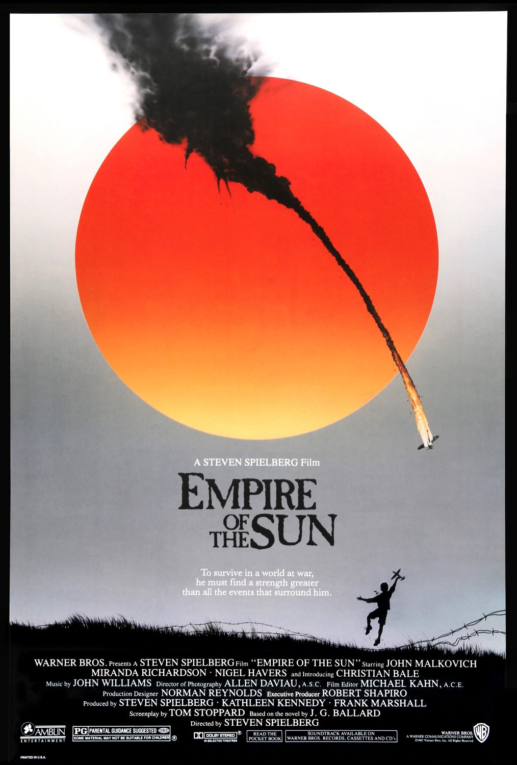 Empire of the Sun (1987) original movie poster for sale at Originalfilmart