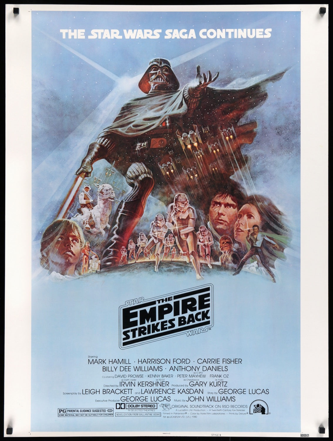 Empire Strikes Back (1980) original movie poster for sale at Originalfilmart