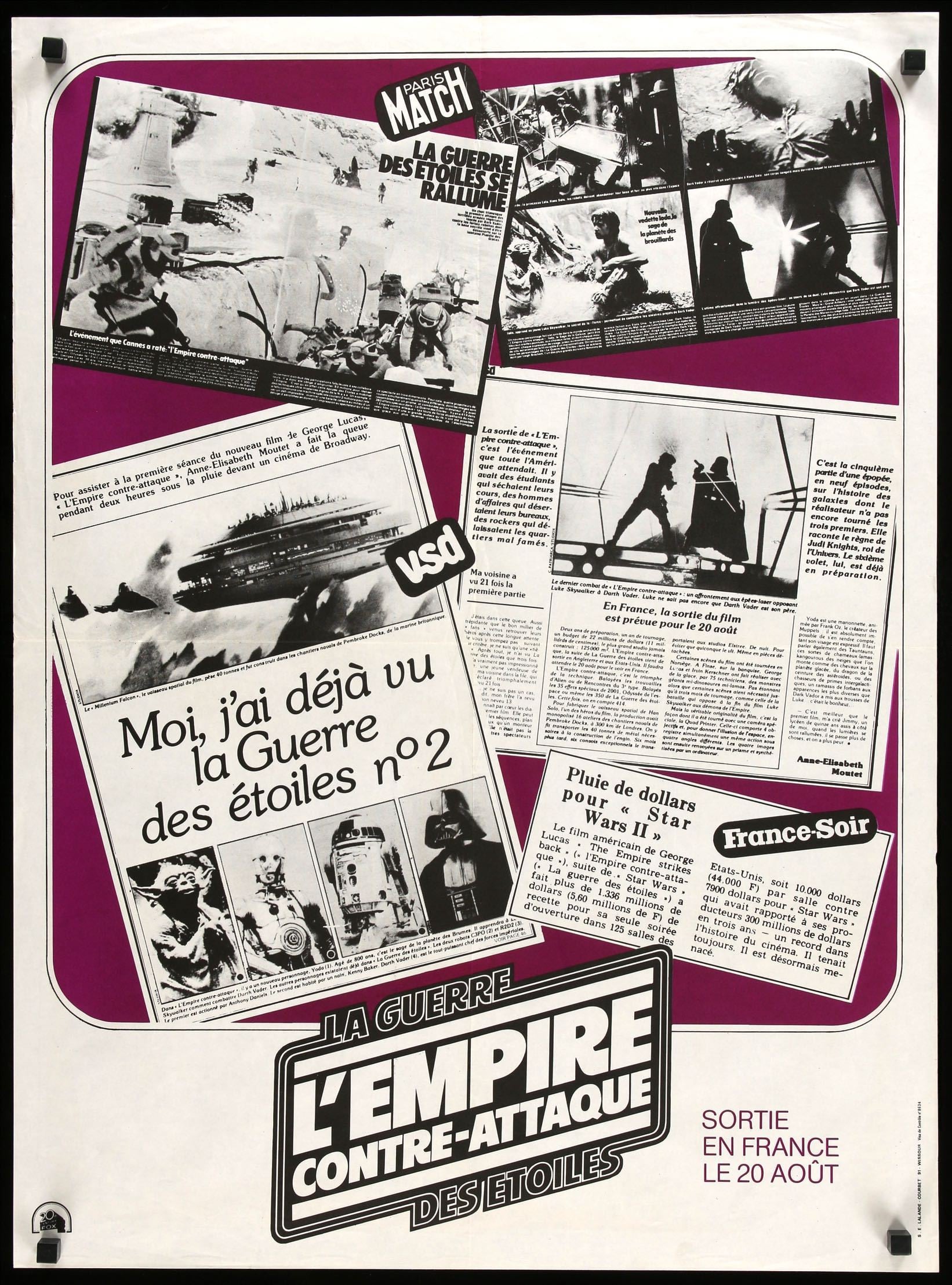 Empire Strikes Back (1980) original movie poster for sale at Originalfilmart