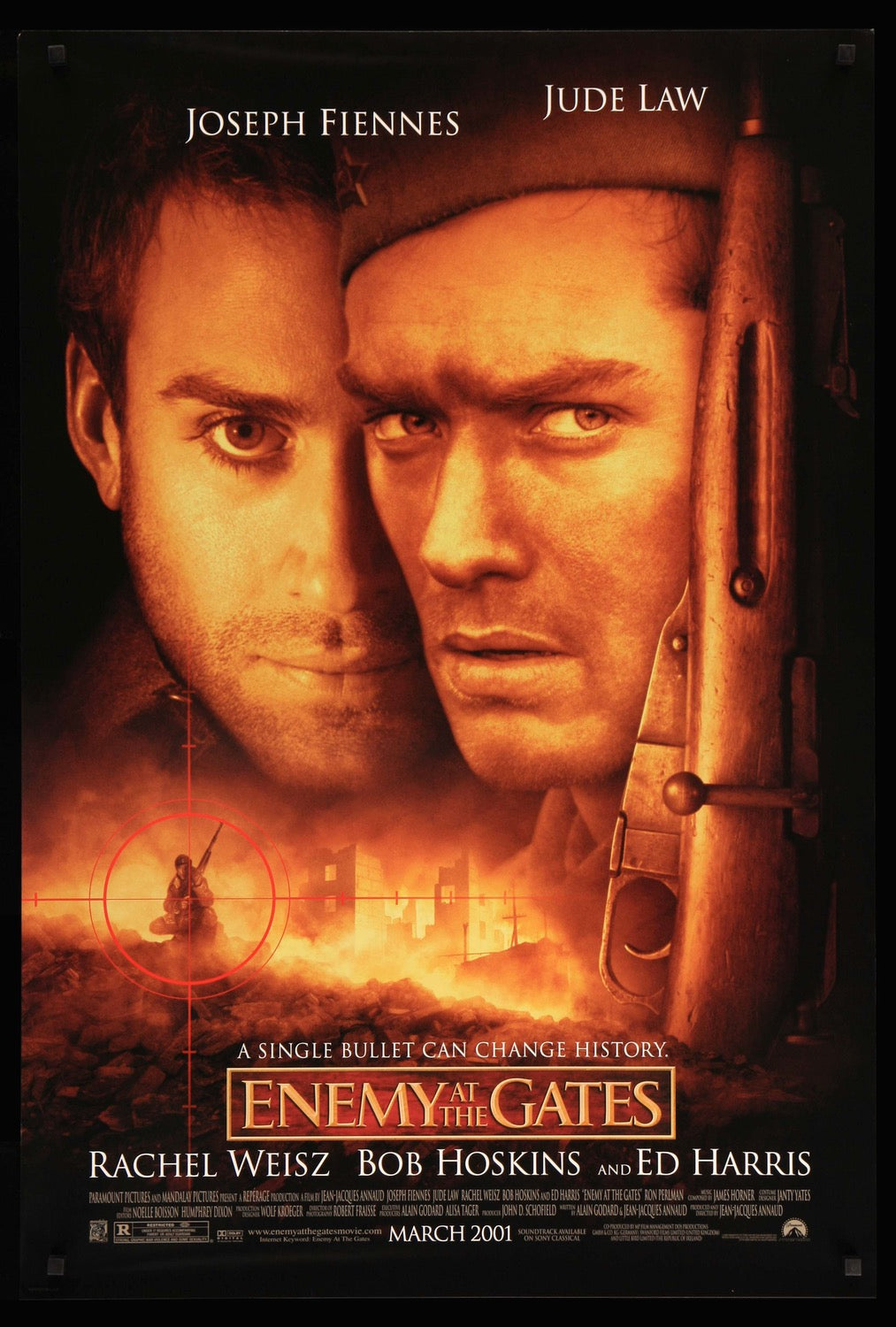 Enemy At the Gates (2001) original movie poster for sale at Originalfilmart