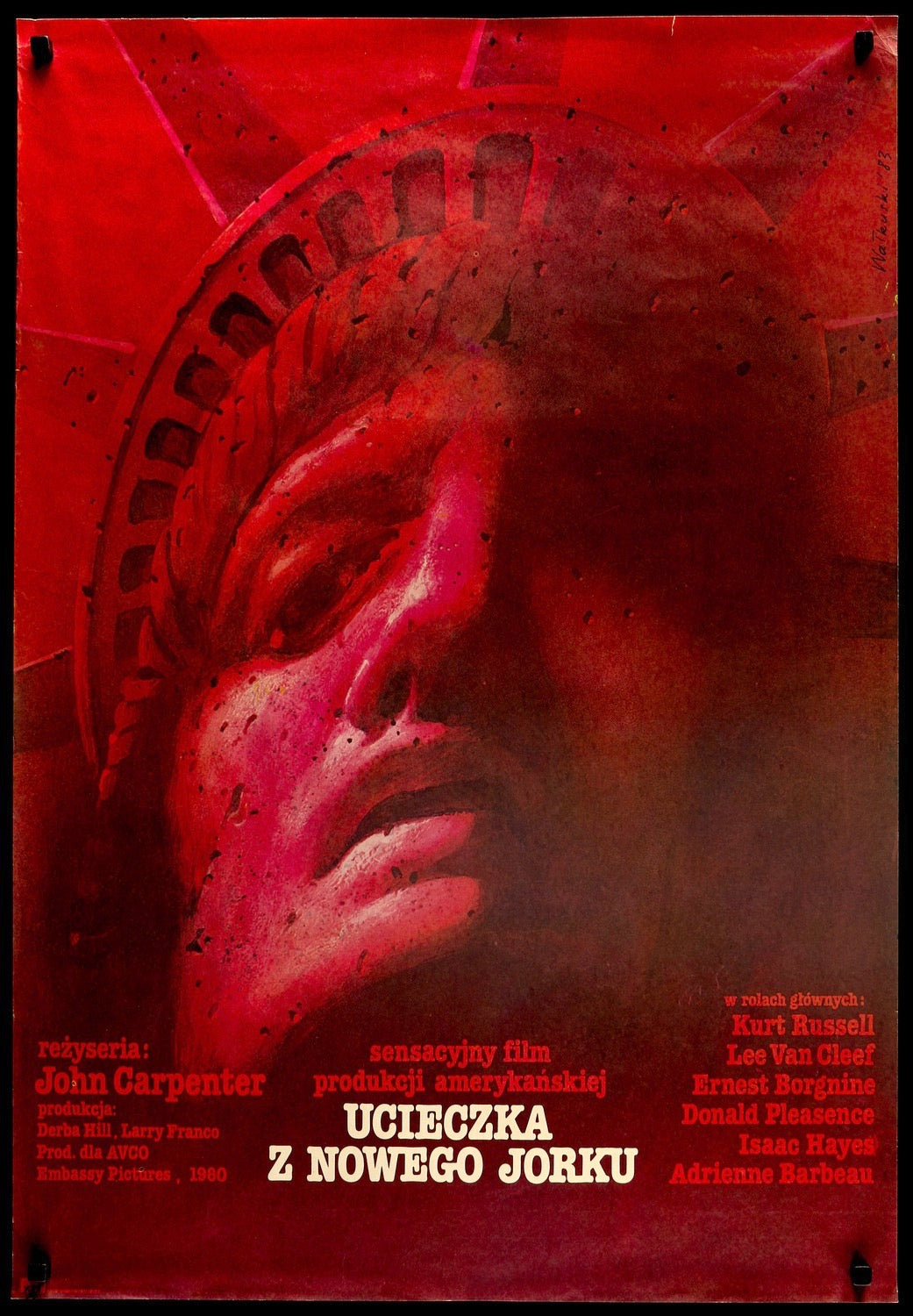 Escape from New York (1981) original movie poster for sale at Originalfilmart