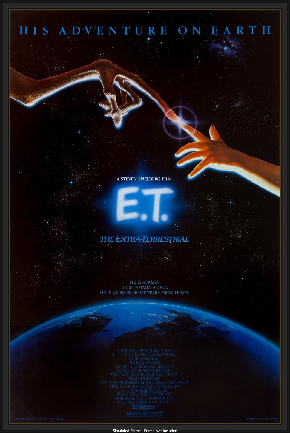 E.T. The Extra Terrestrial (1982) original movie poster for sale at Originalfilmart