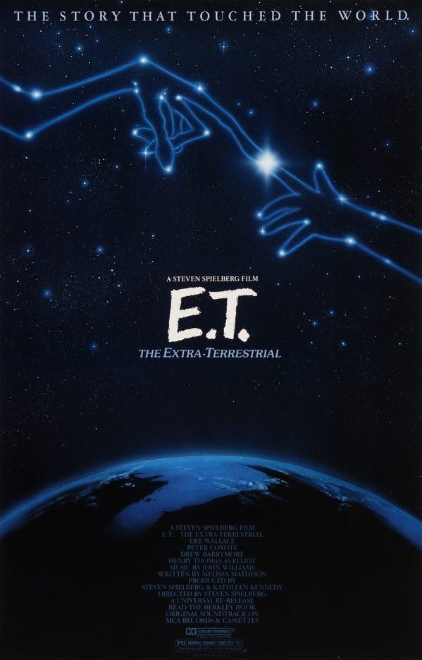 E.T. The Extra Terrestrial (1982) original movie poster for sale at Originalfilmart