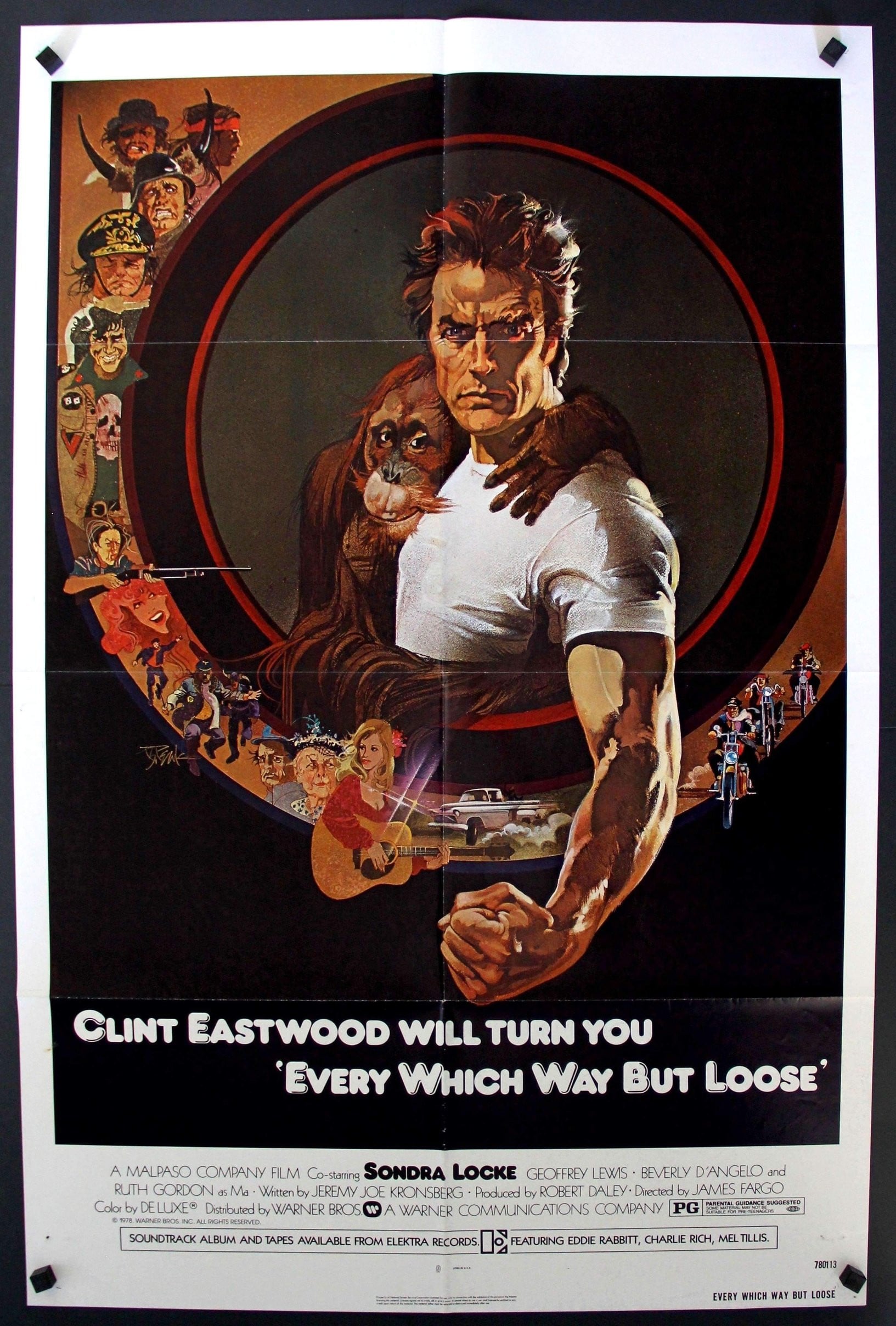 Every Which Way But Loose (1978) original movie poster for sale at Originalfilmart