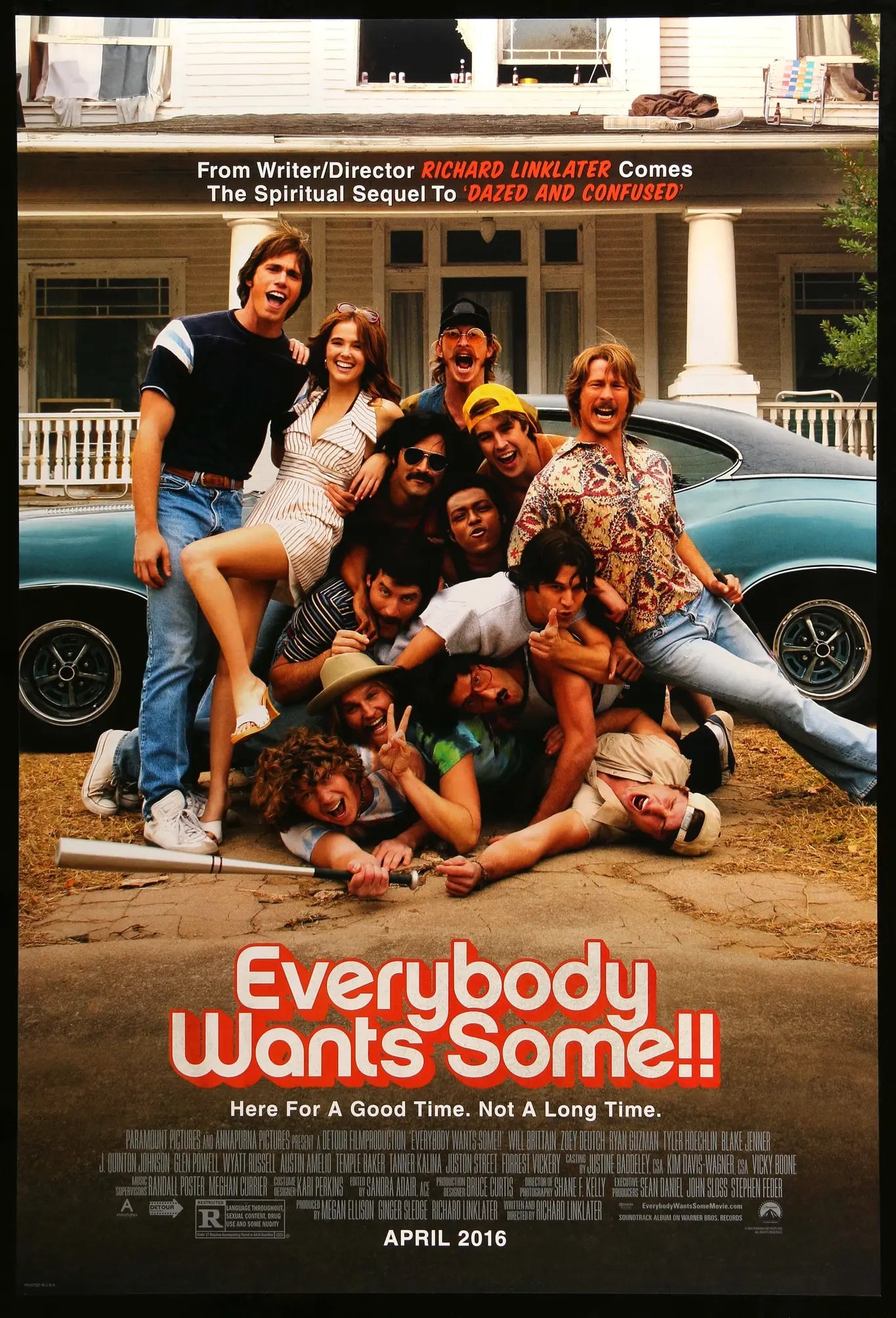 Everybody Wants Some (2016) original movie poster for sale at Originalfilmart