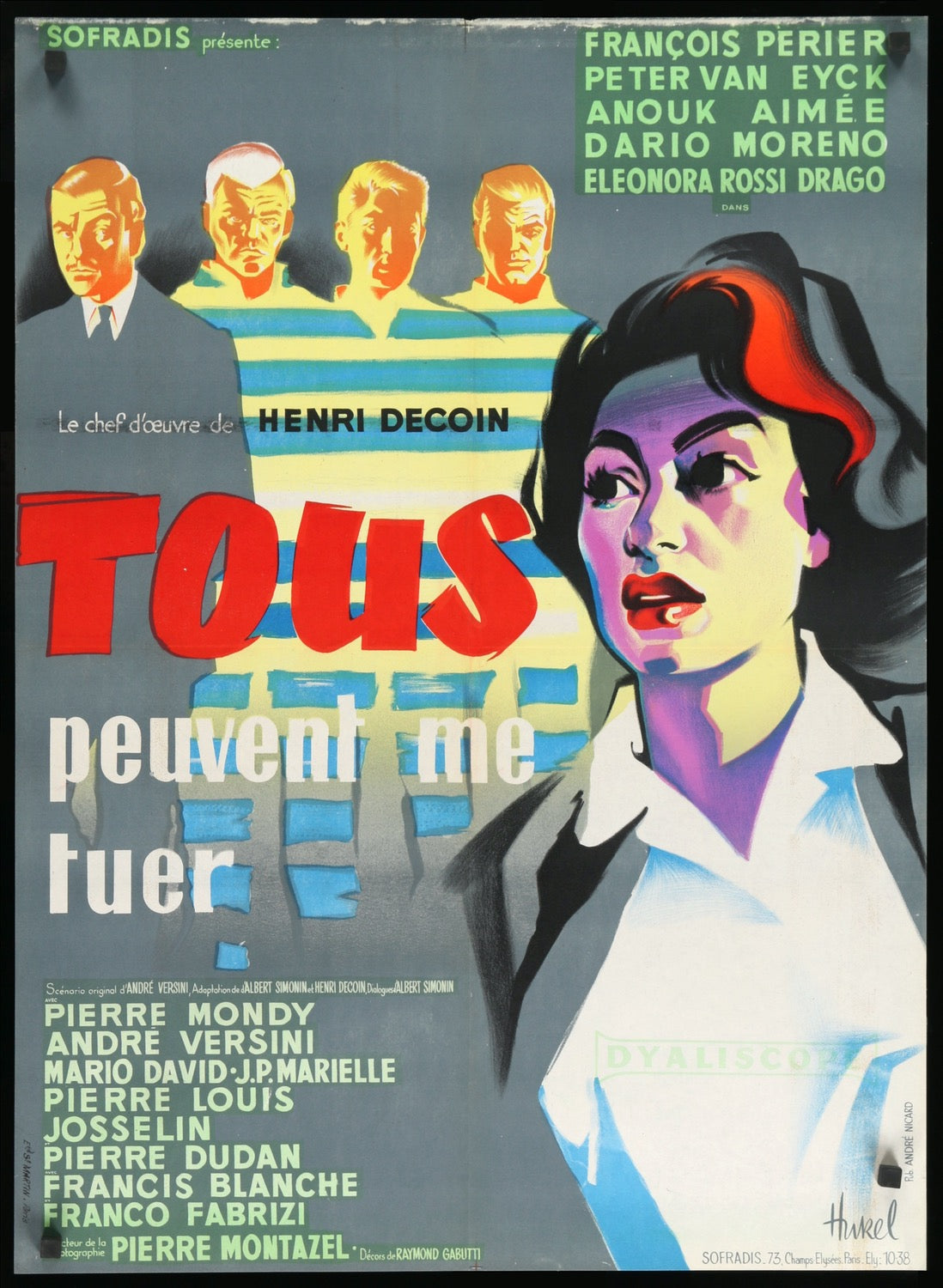 Everybody Wants to Kill Me (1957) original movie poster for sale at Originalfilmart