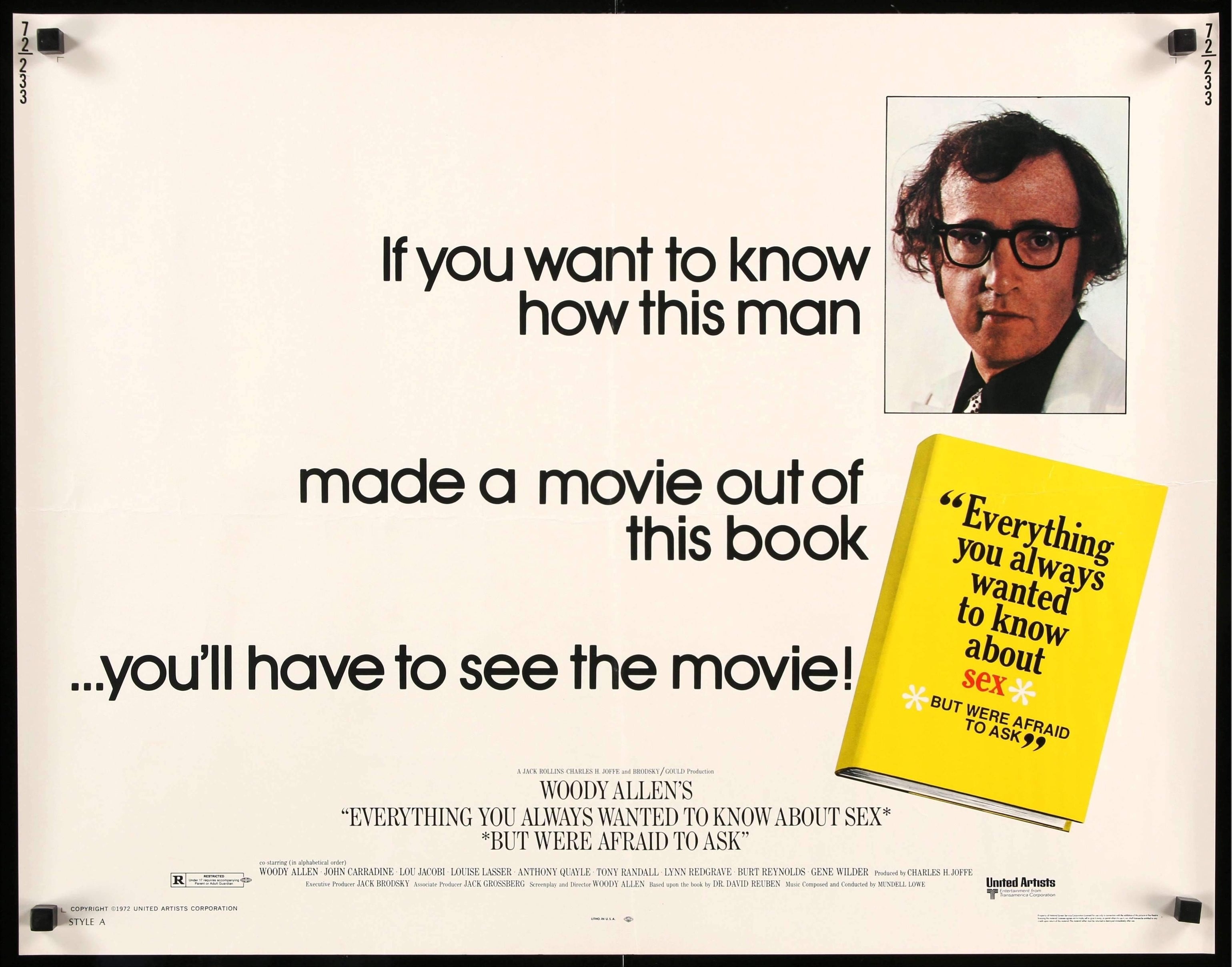 Everything You Always Wanted To Know About Sex.. (1972) original movie poster for sale at Originalfilmart