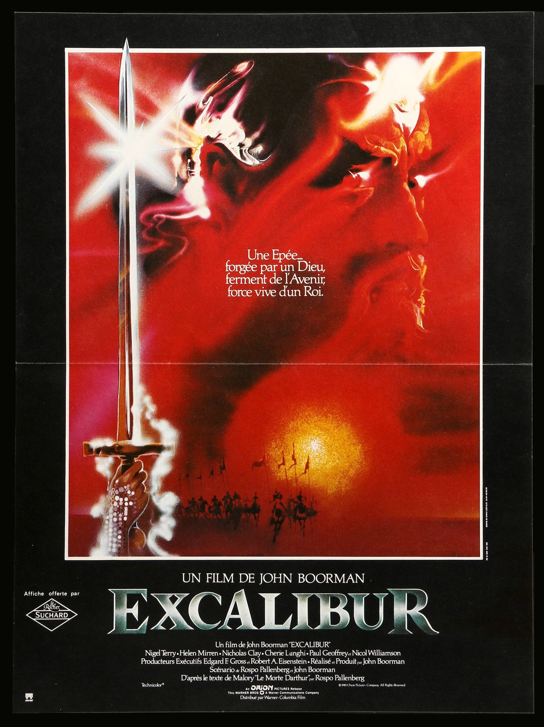 Excalibur (1981) original movie poster for sale at Originalfilmart