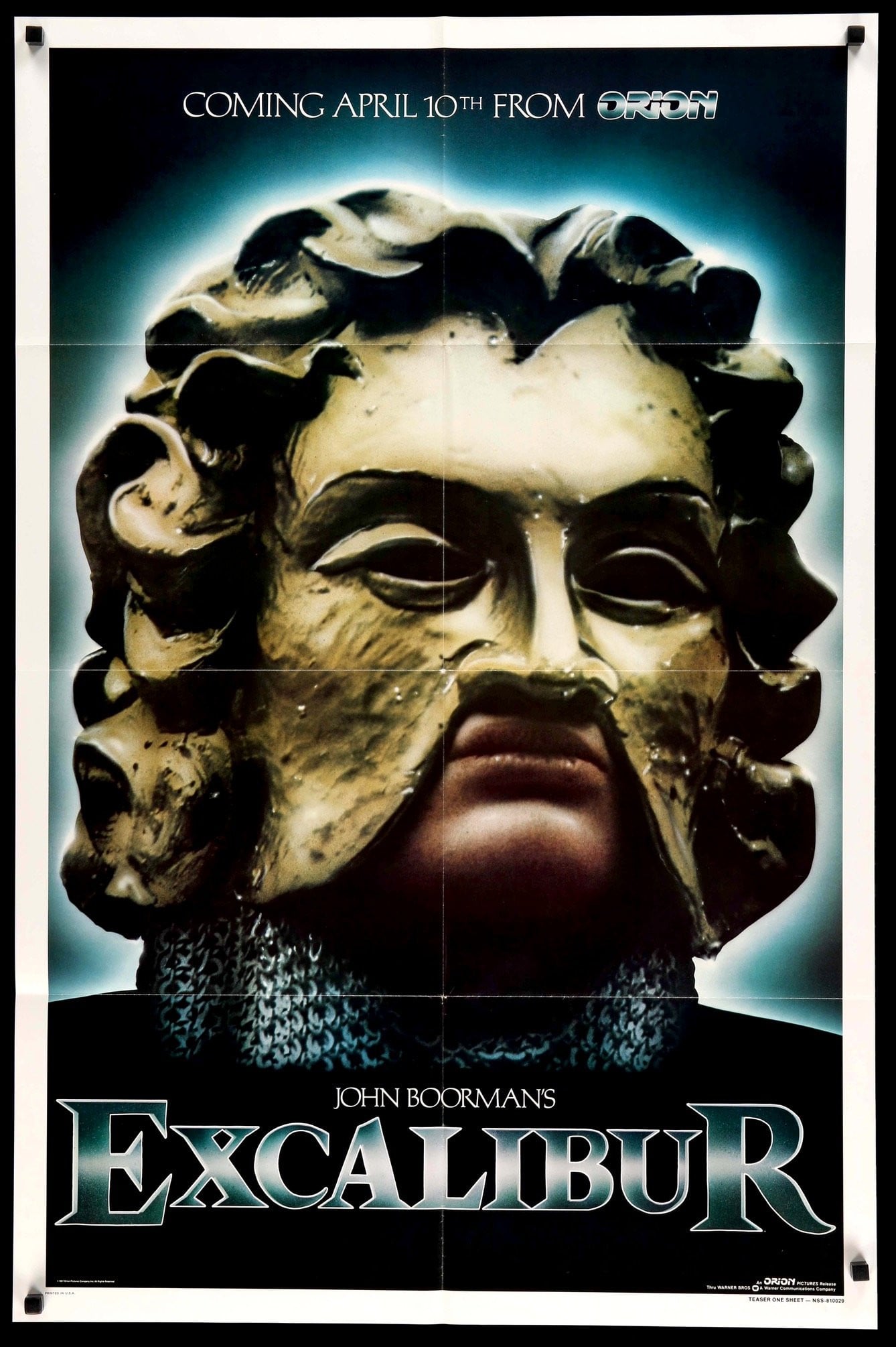 Excalibur (1981) original movie poster for sale at Originalfilmart