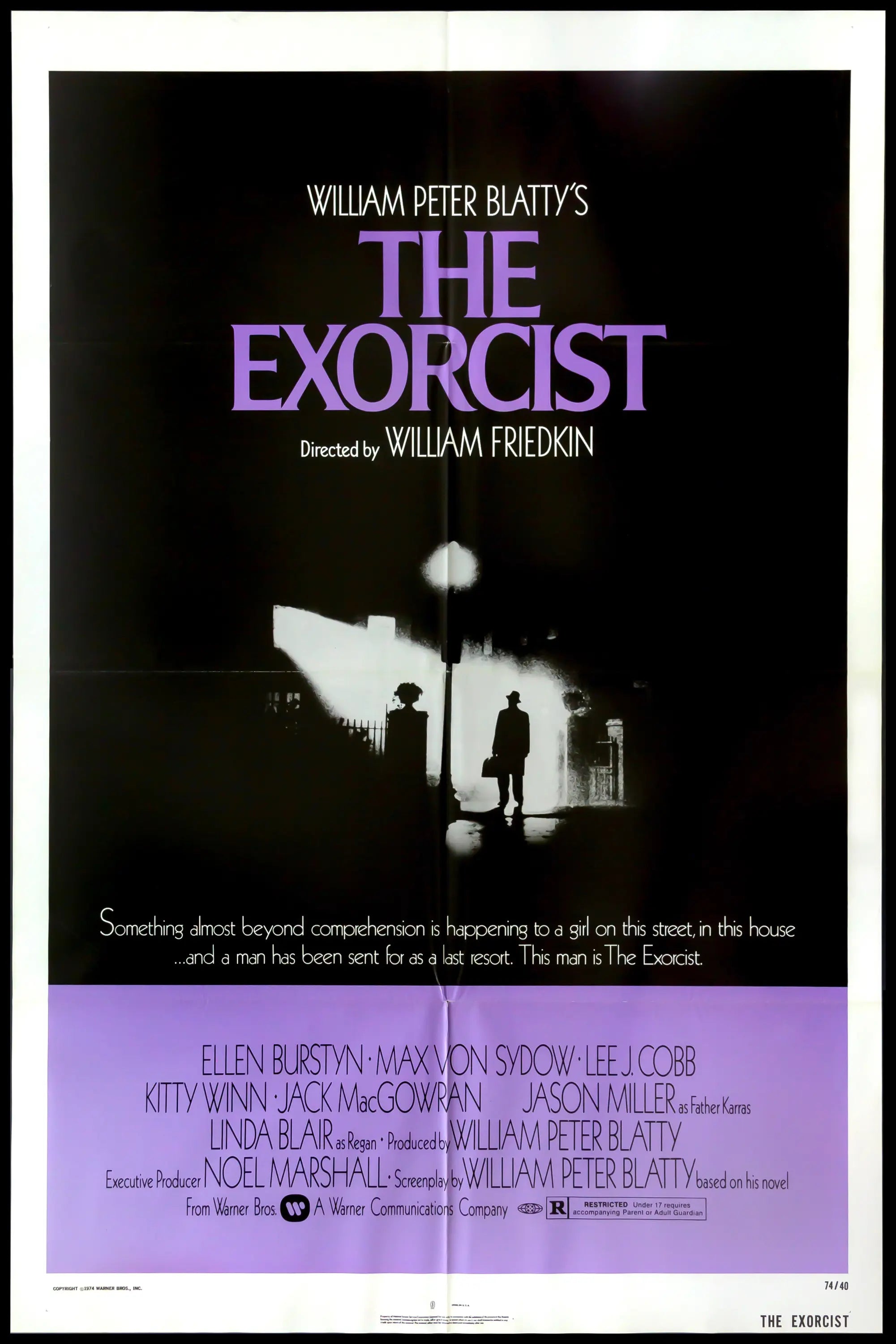 Exorcist (1974) original movie poster for sale at Originalfilmart