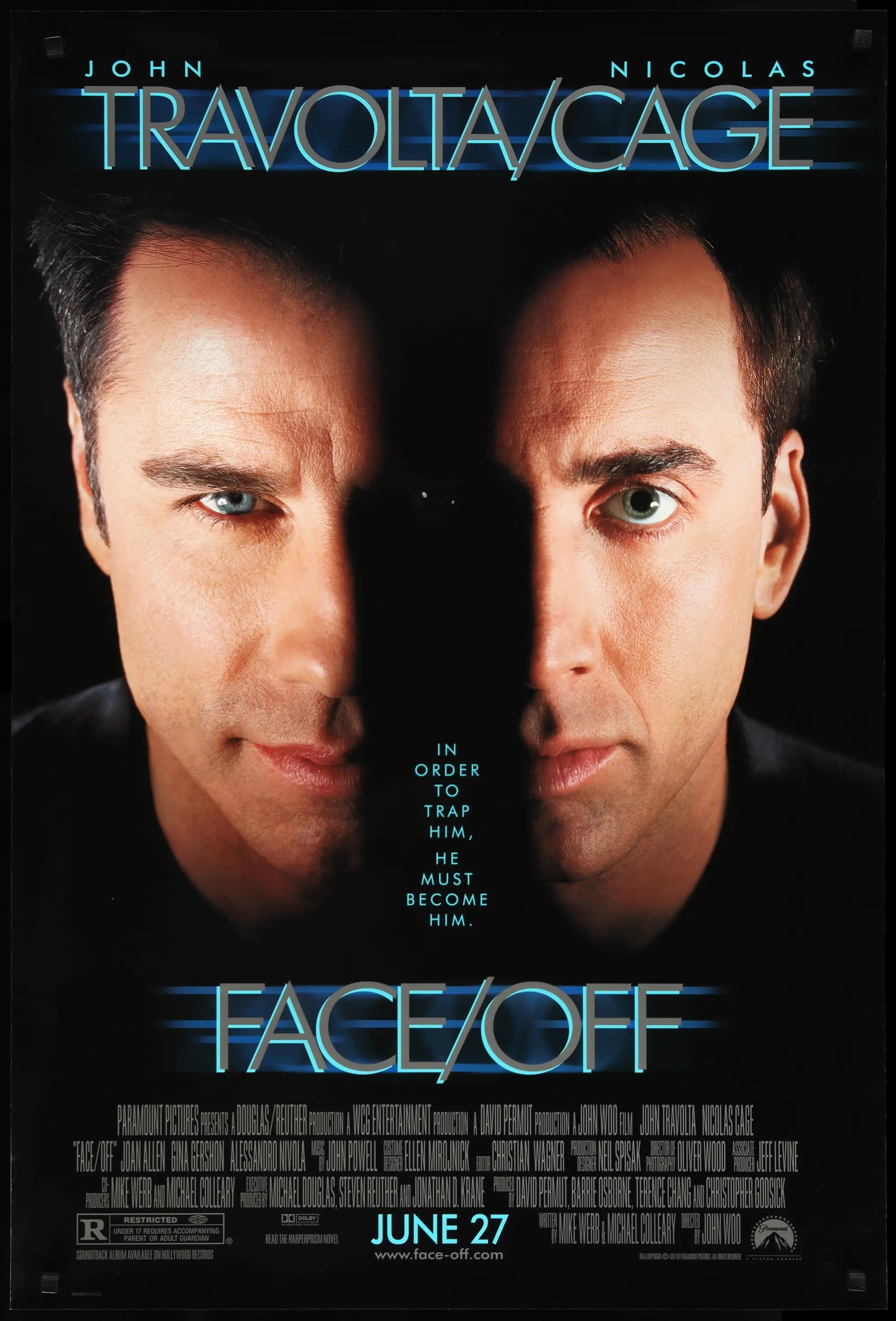 Face/Off (1997) original movie poster for sale at Originalfilmart